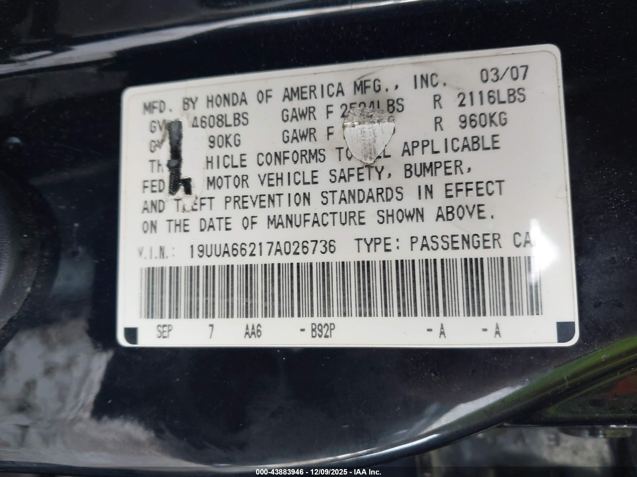ACURA TL image 9