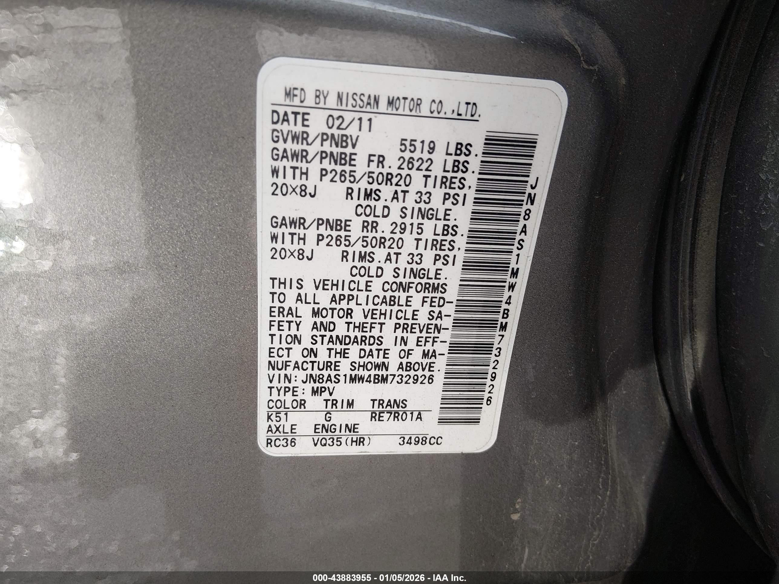INFINITI FX35 image 9