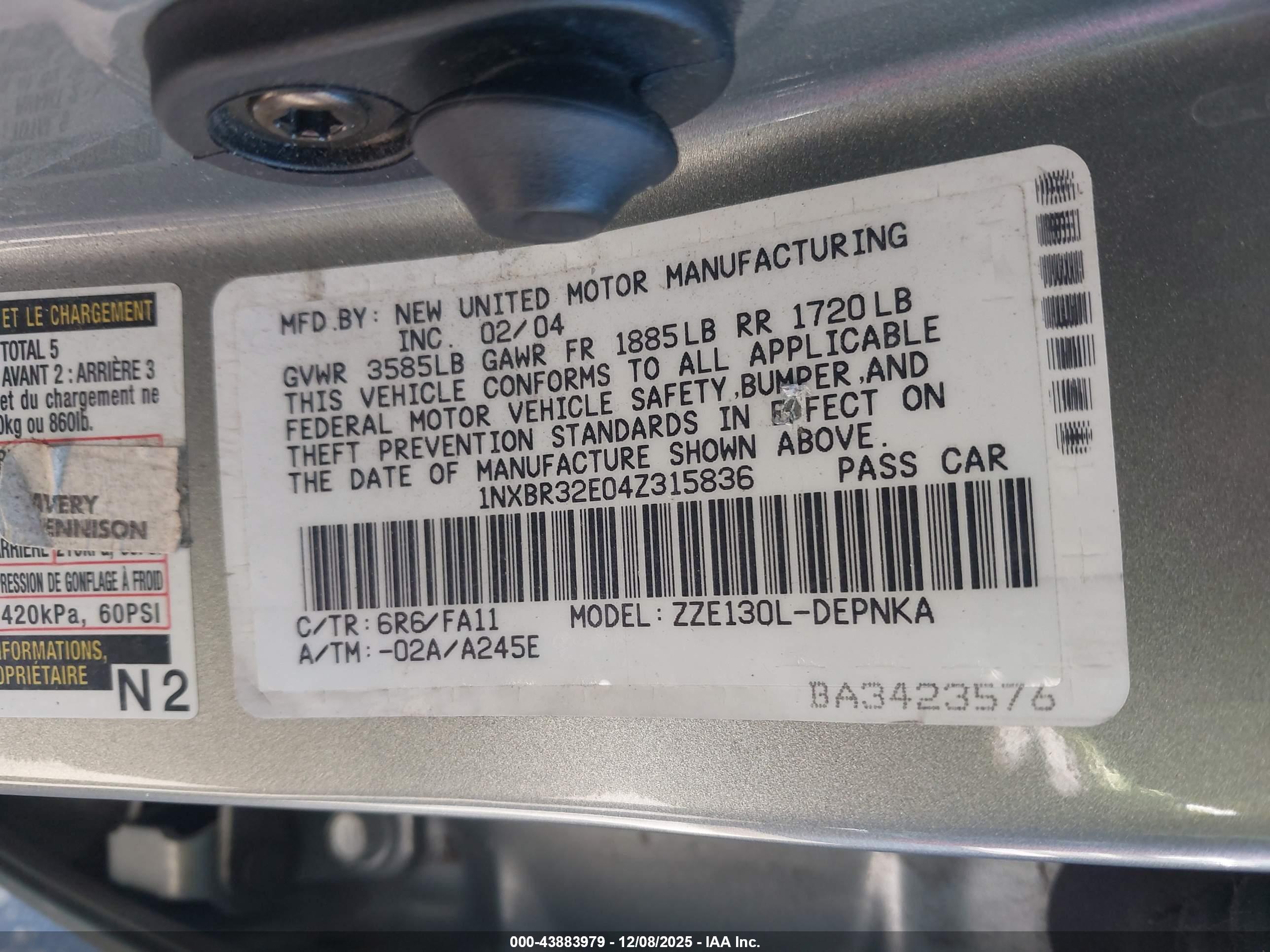 TOYOTA COROLLA image 9