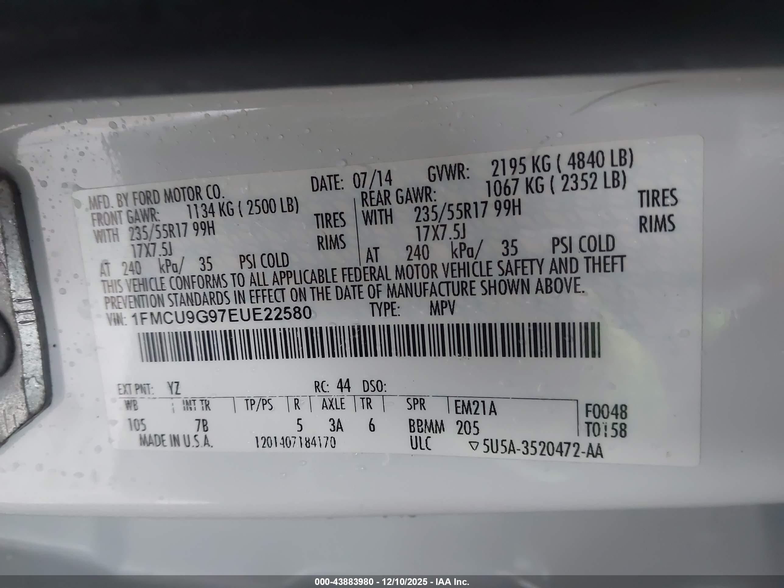 FORD ESCAPE image 9