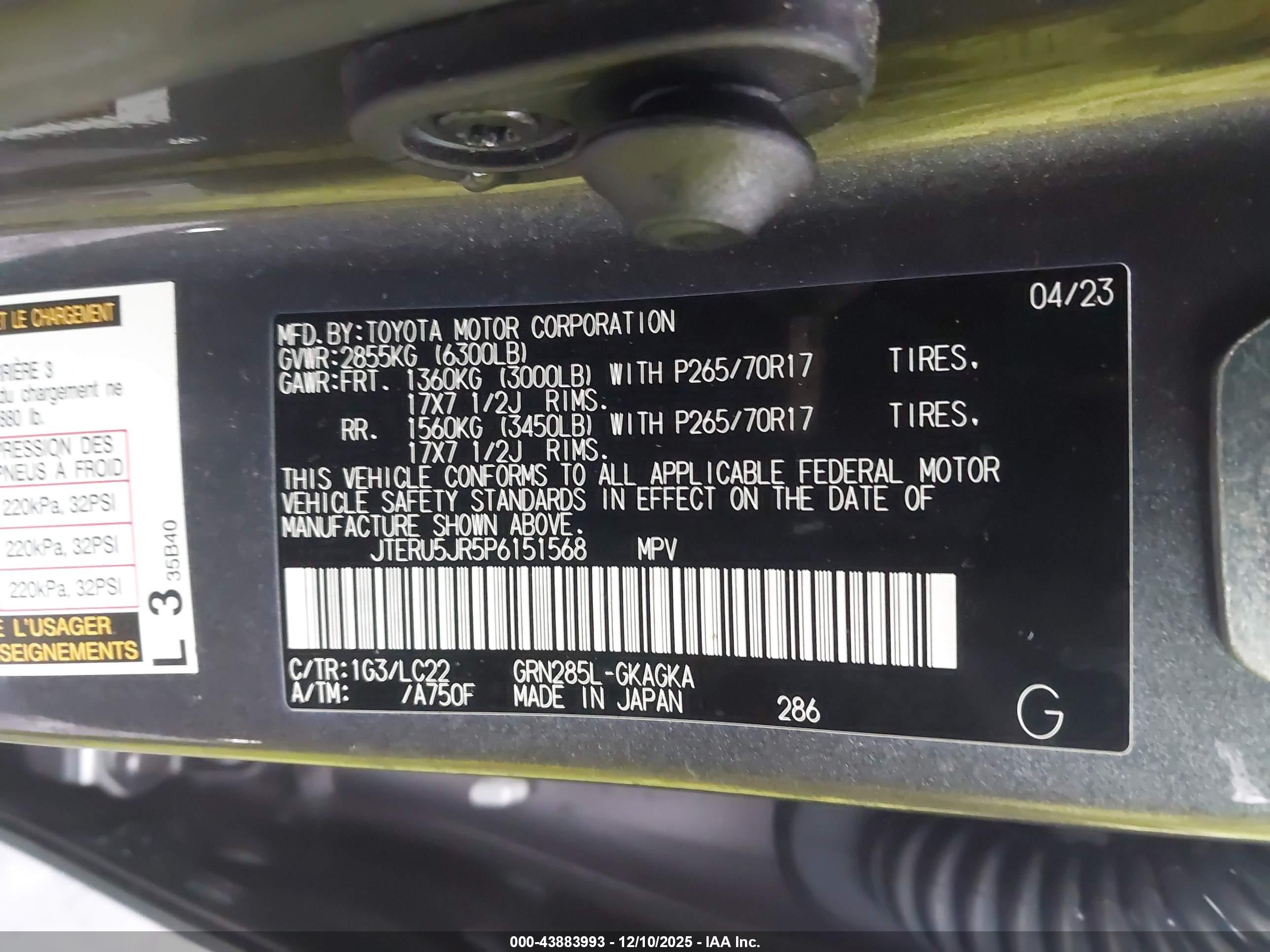 TOYOTA 4RUNNER image 9