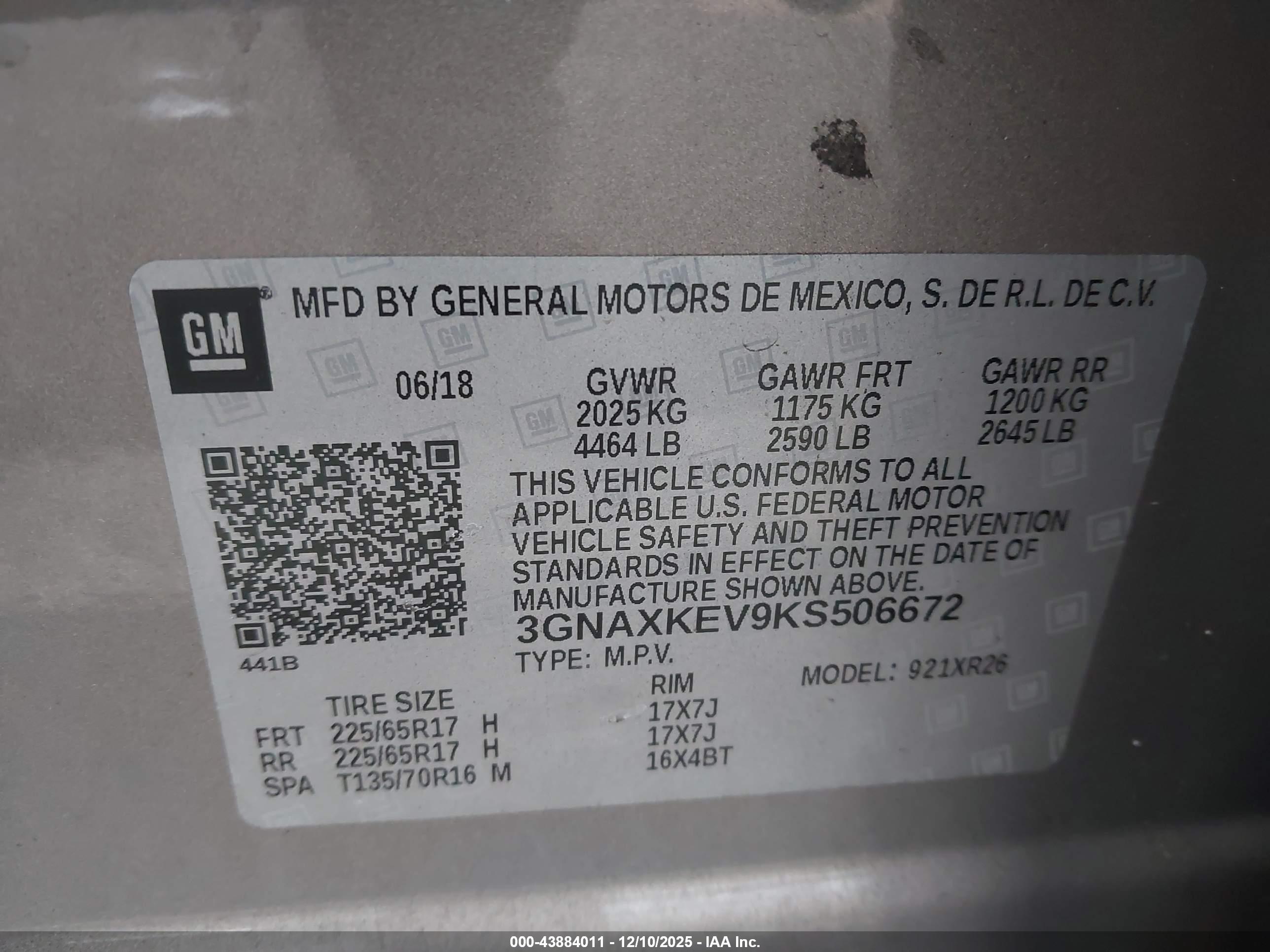 CHEVROLET EQUINOX image 9