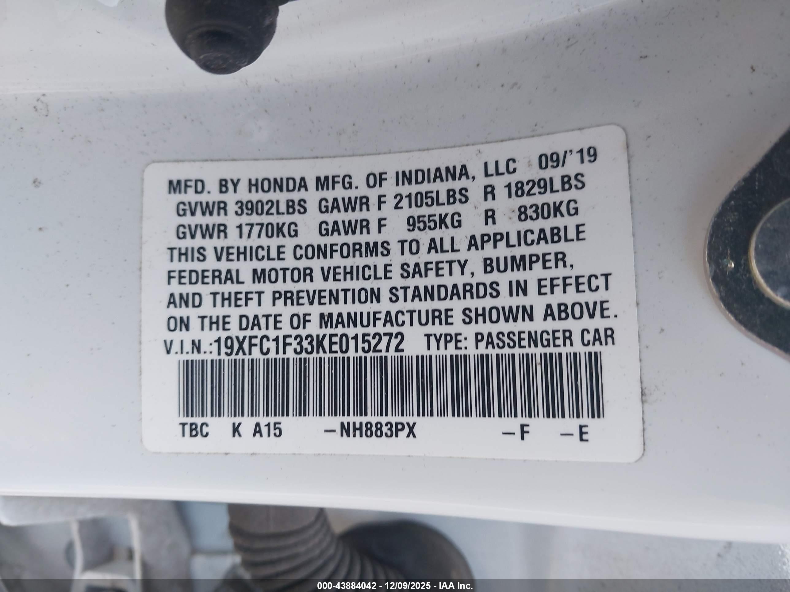 HONDA CIVIC image 9