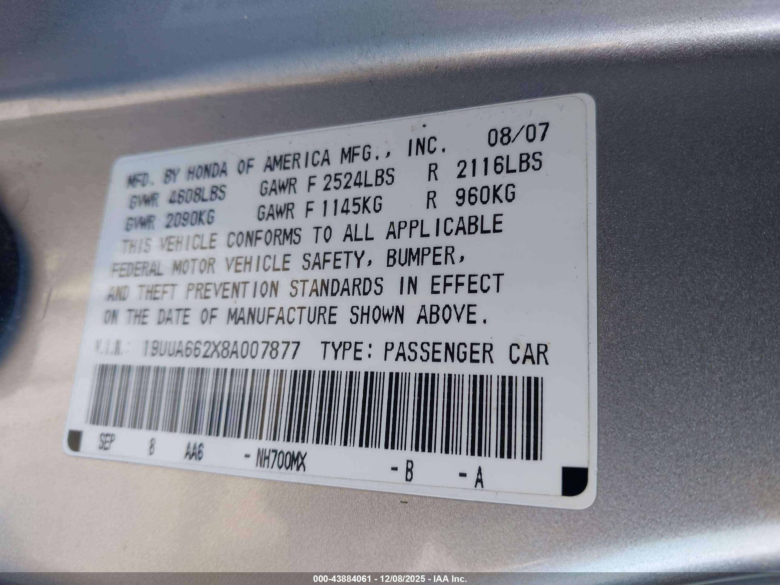 ACURA TL image 9