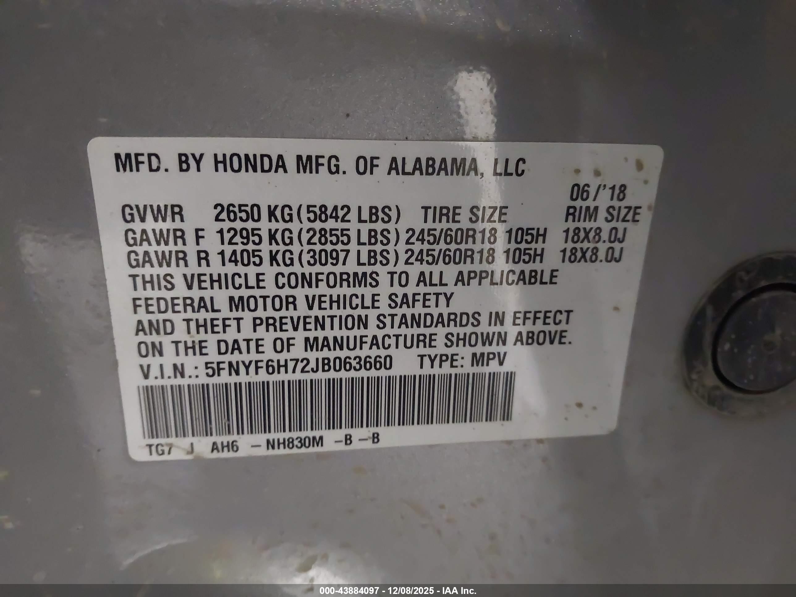 HONDA PILOT image 9