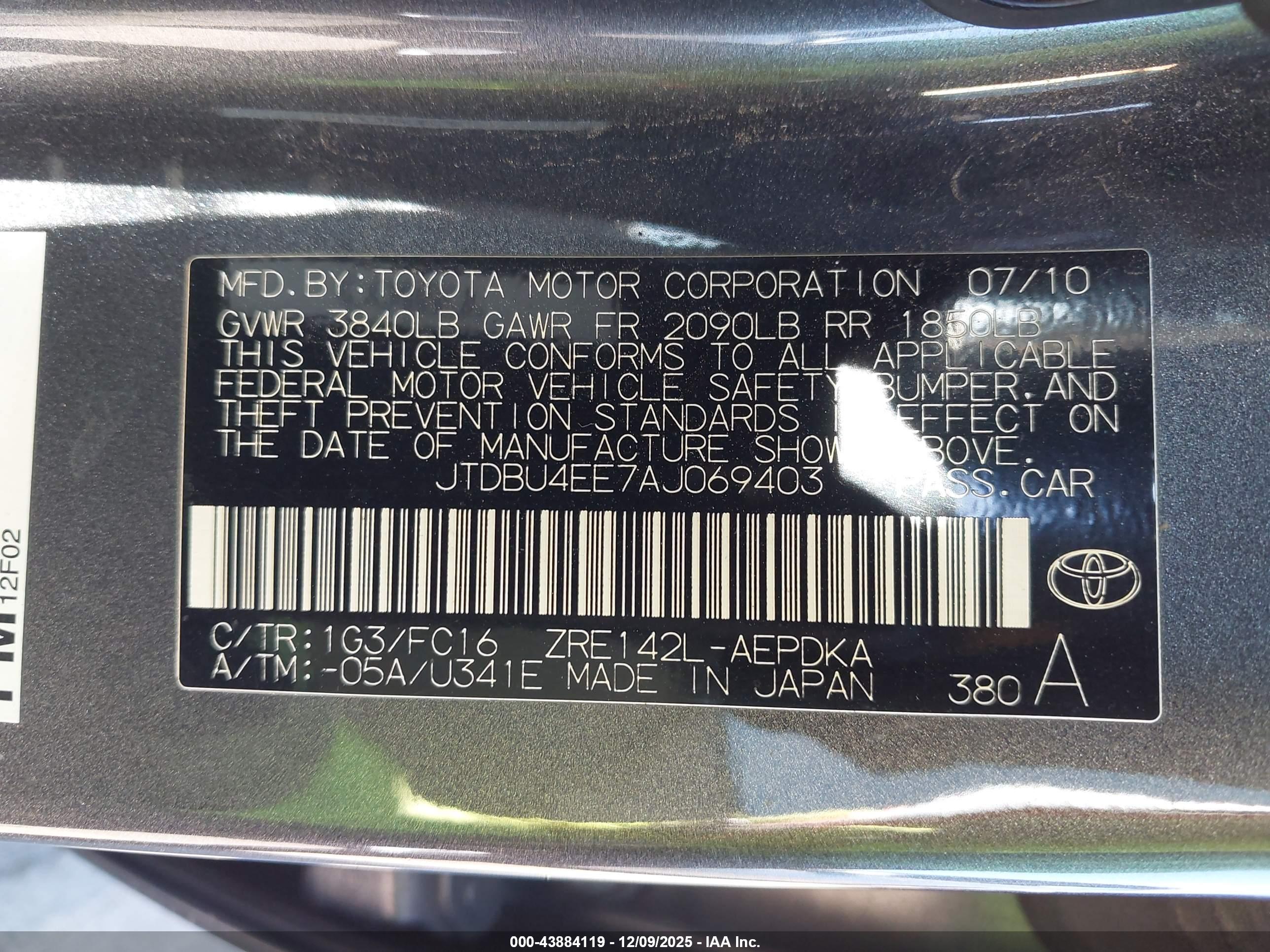 TOYOTA COROLLA image 9