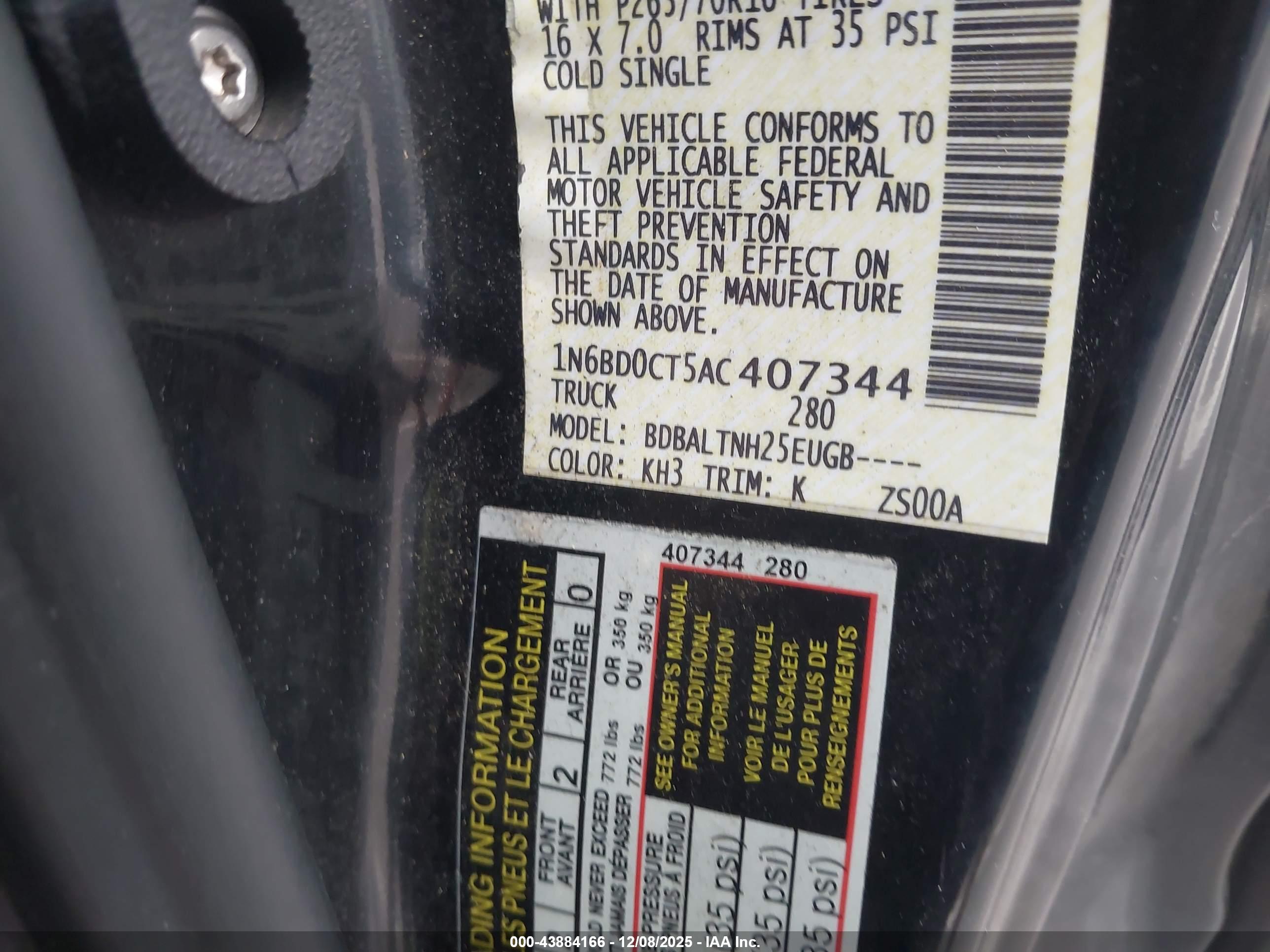 NISSAN FRONTIER image 9