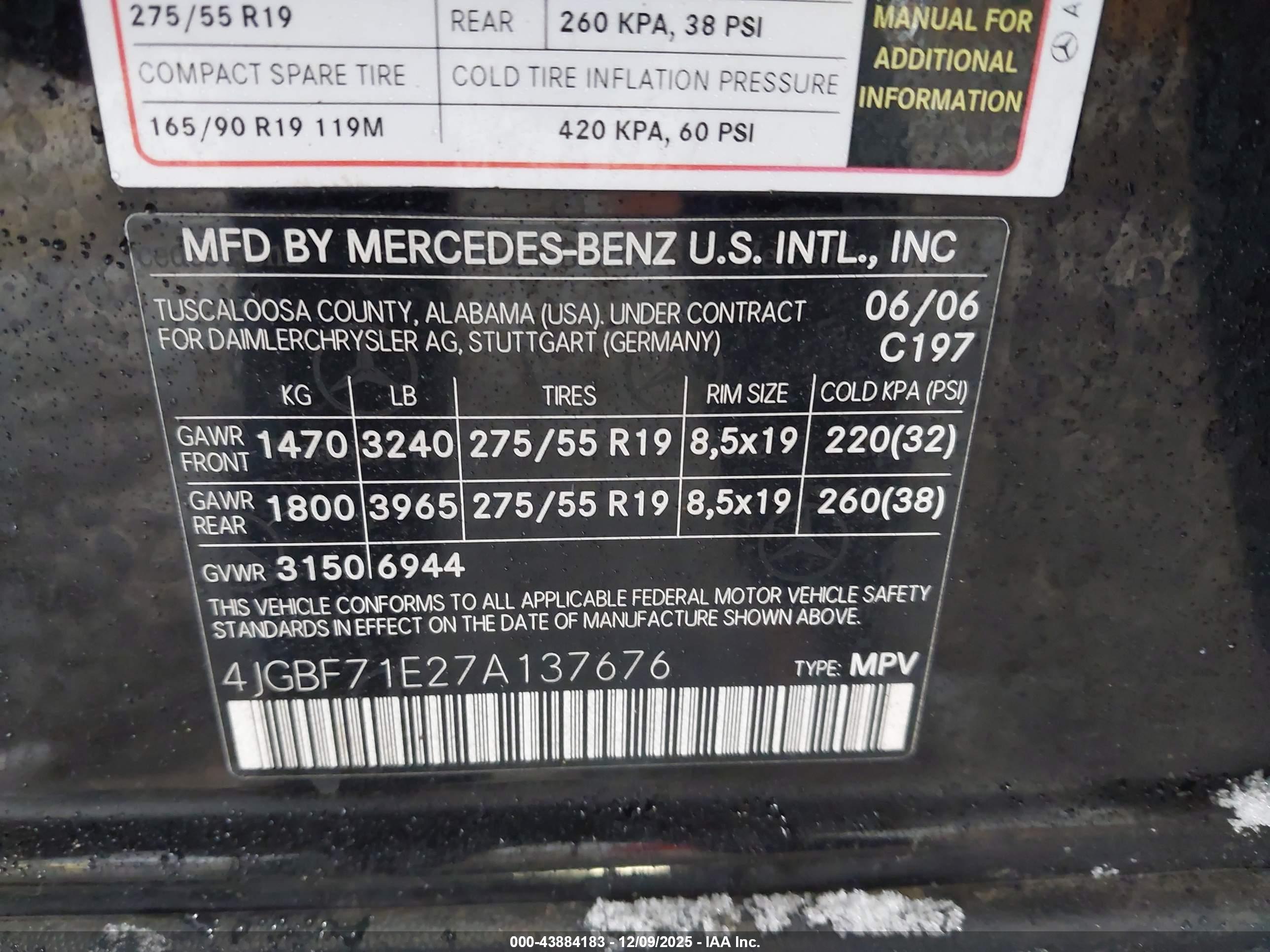 MERCEDES-BENZ GL image 9