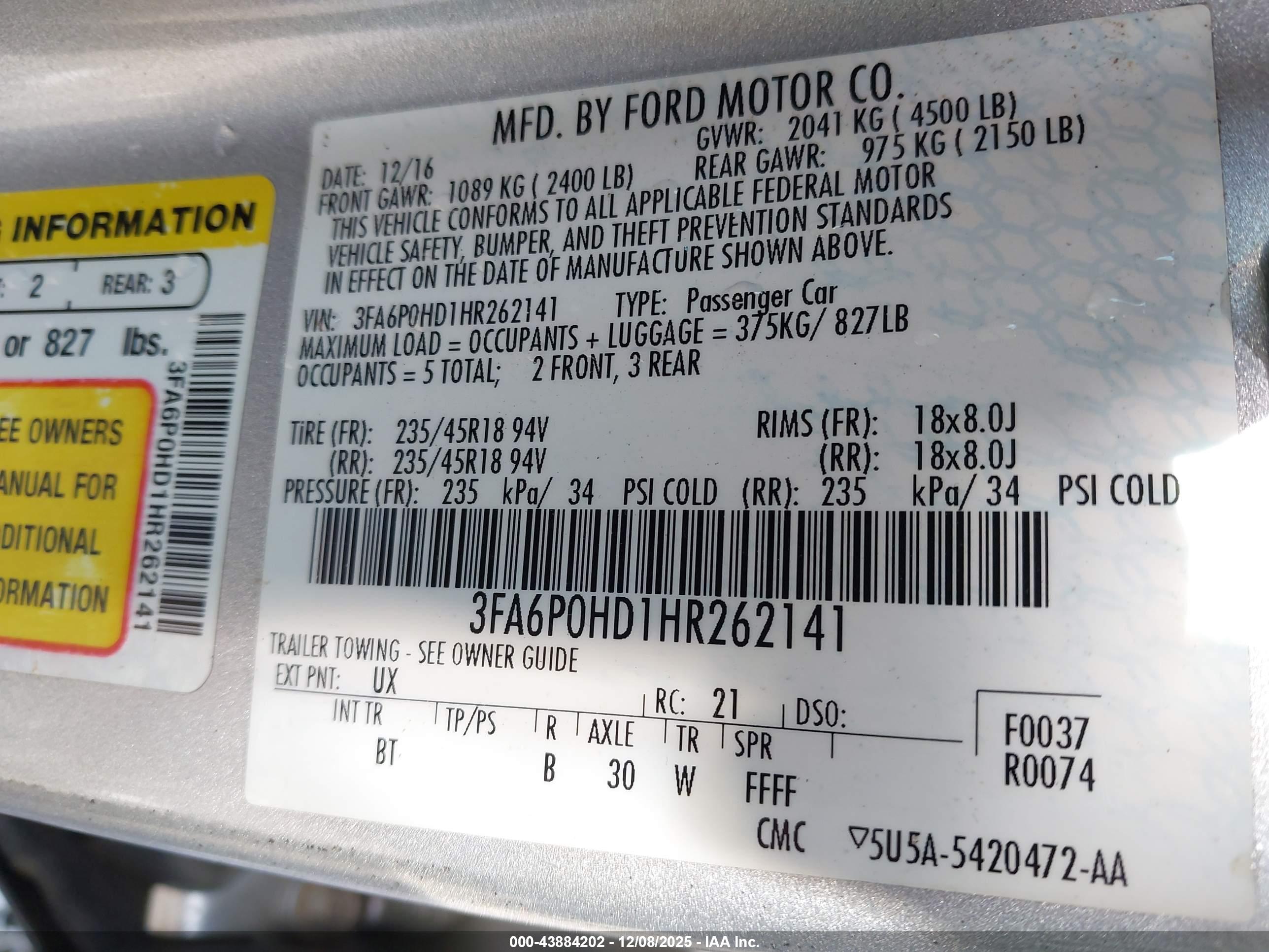FORD FUSION image 9