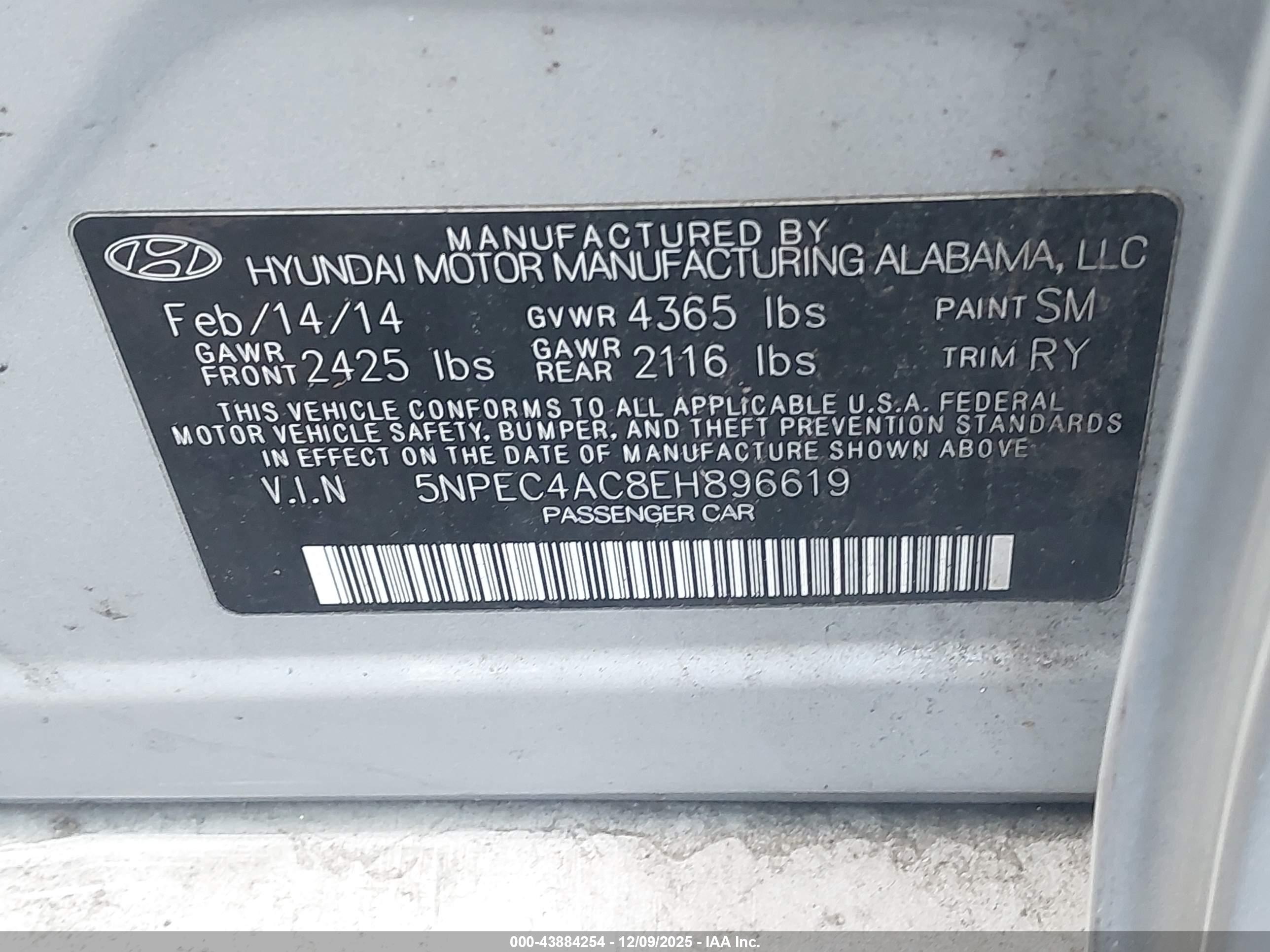 HYUNDAI SONATA image 9