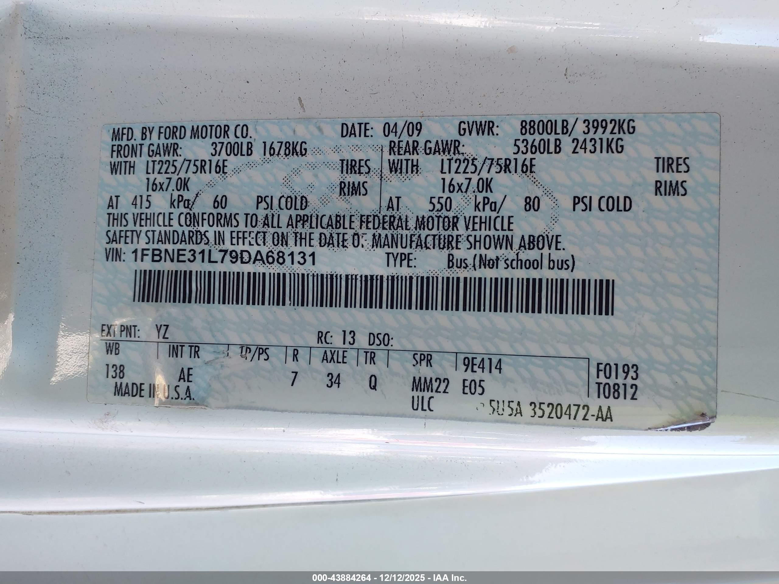 FORD E-350 image 9
