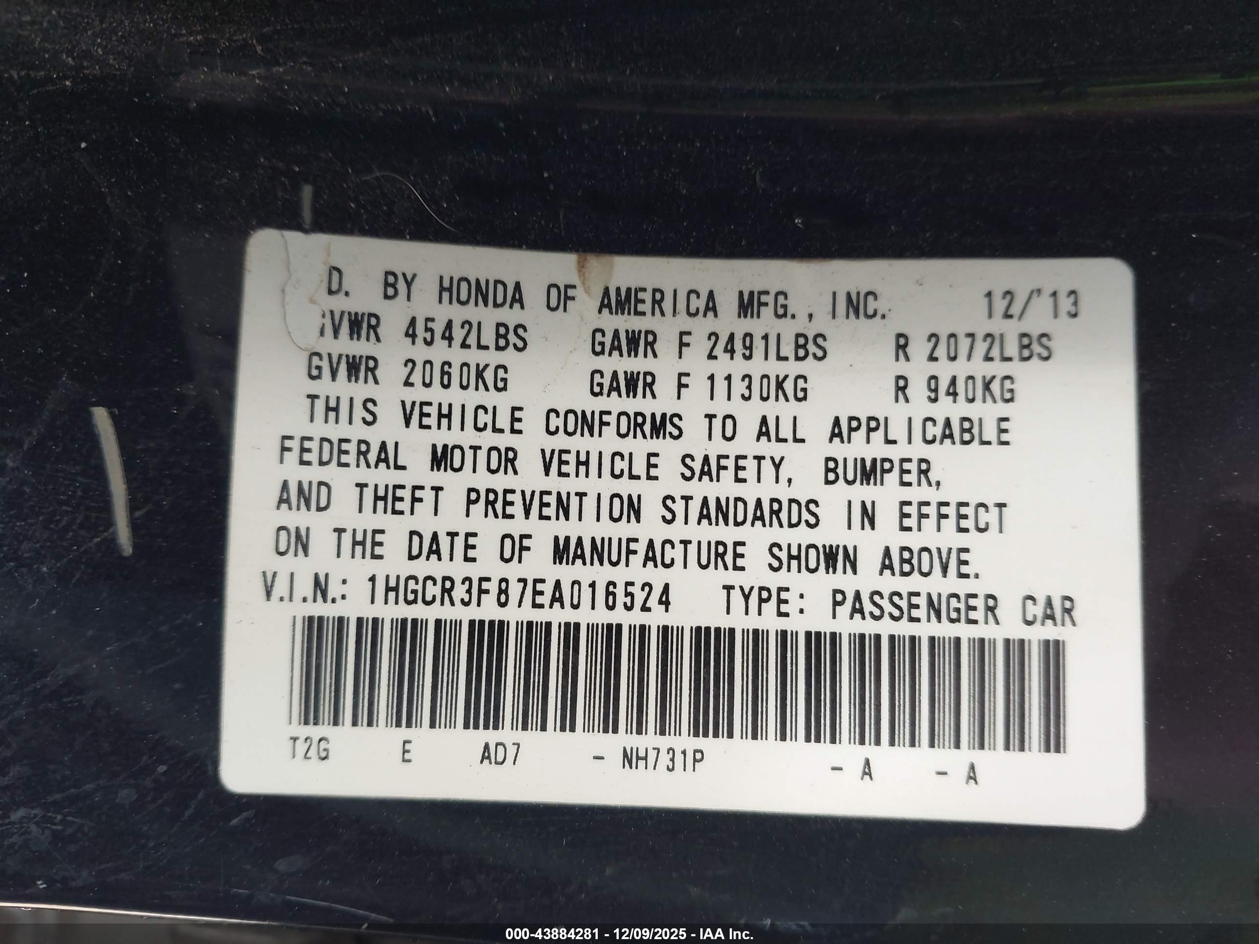 HONDA ACCORD image 9