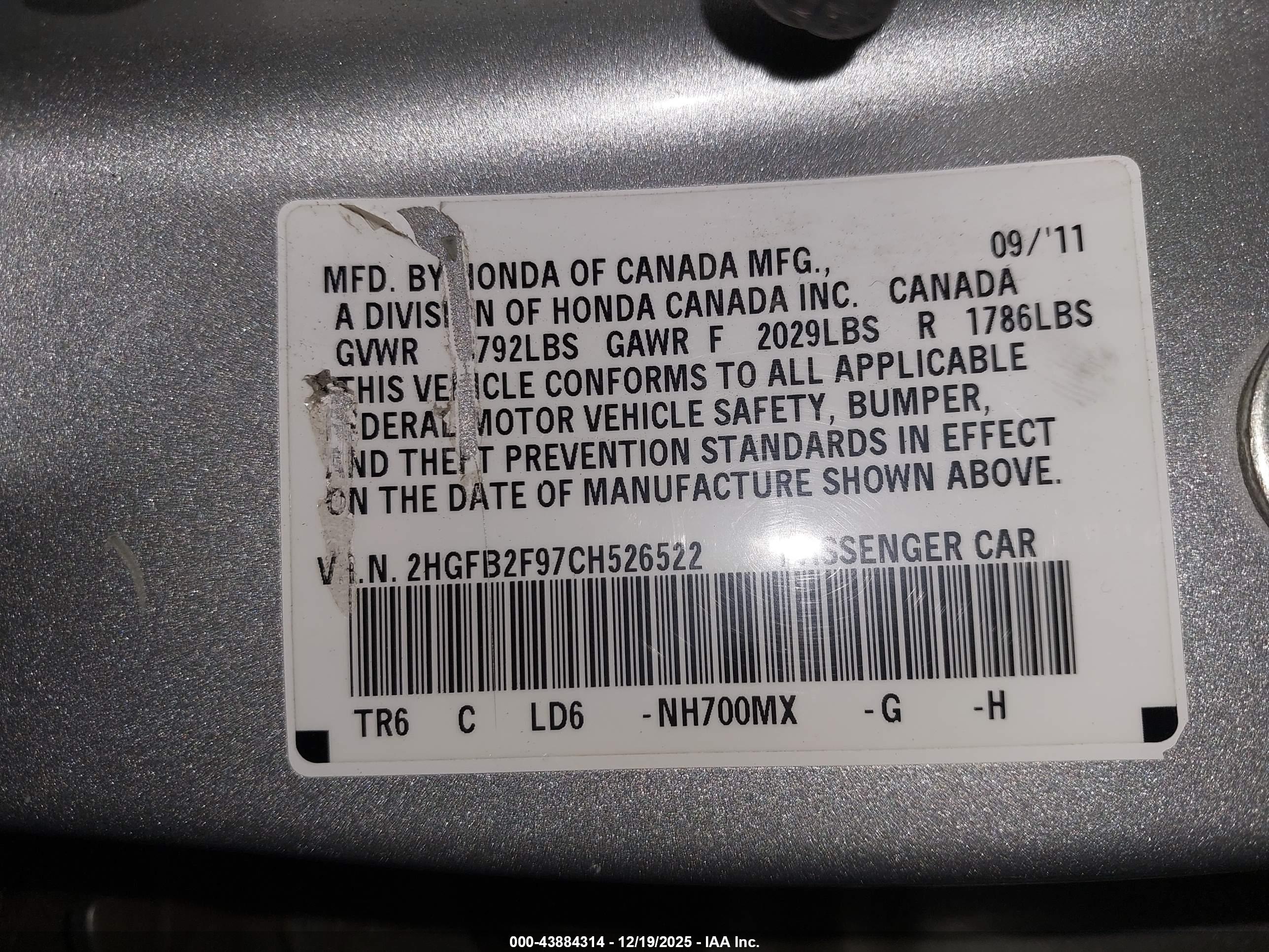 HONDA CIVIC image 9