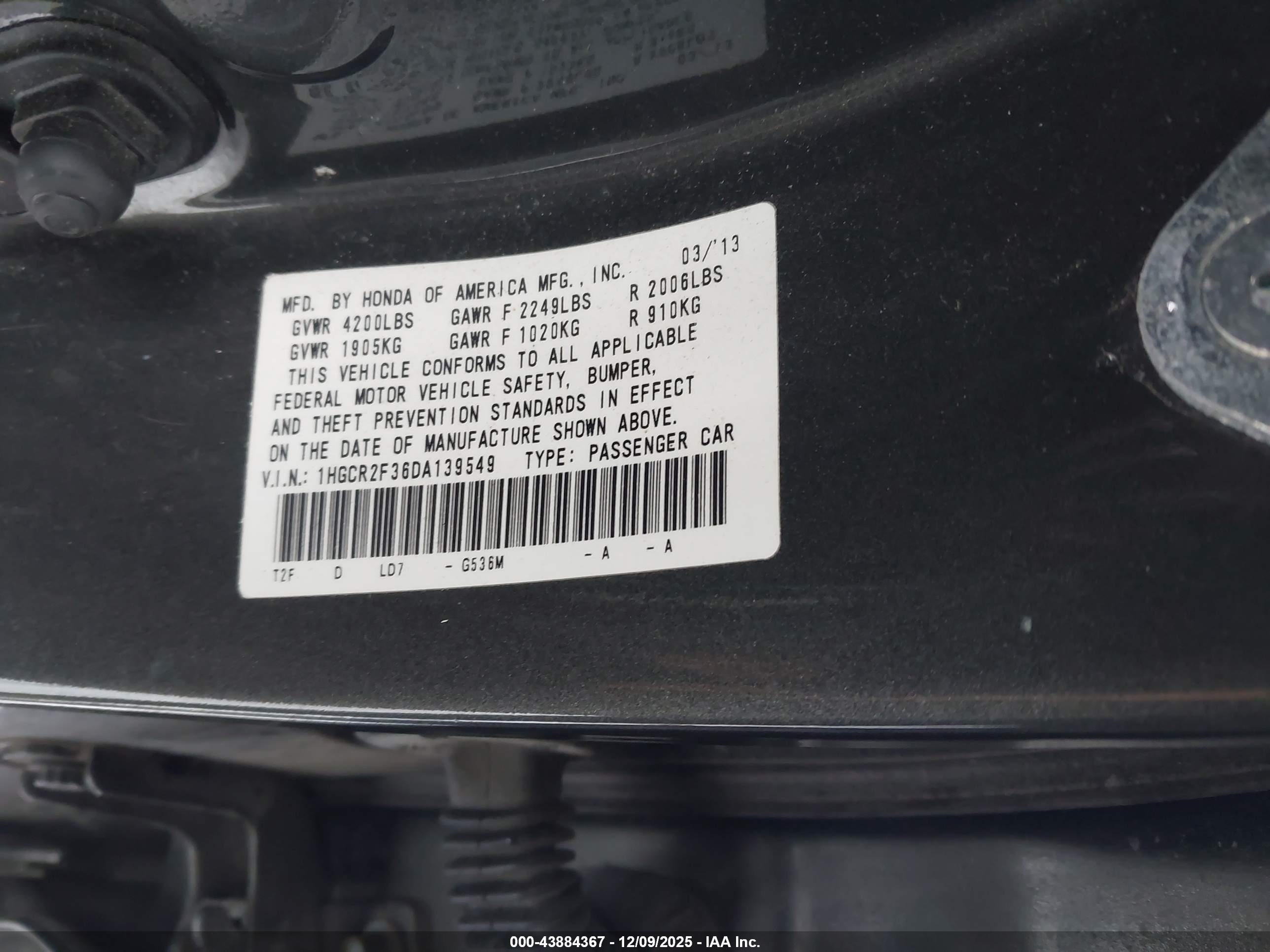 HONDA ACCORD image 9