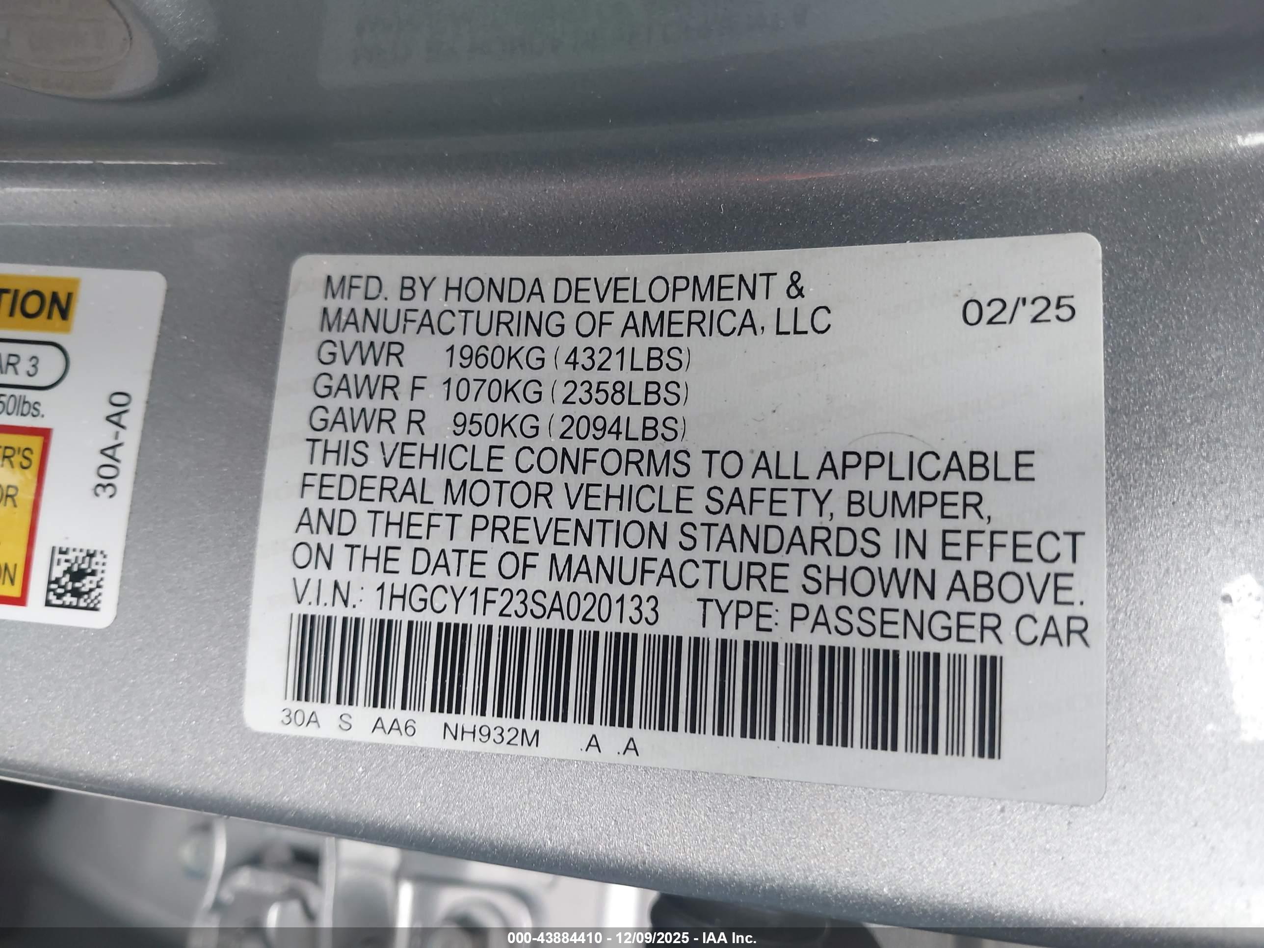 HONDA ACCORD image 9
