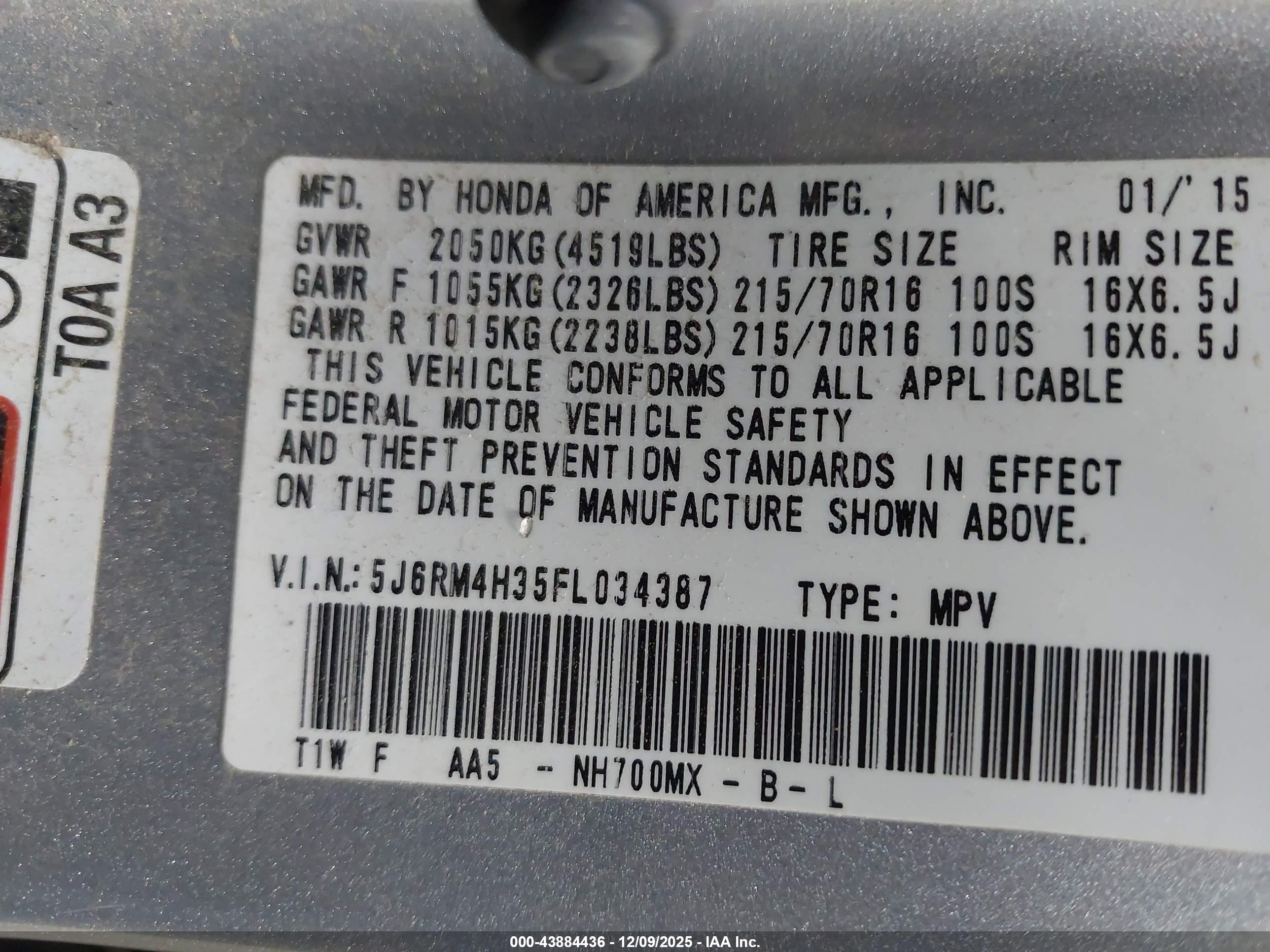 HONDA CR-V image 9