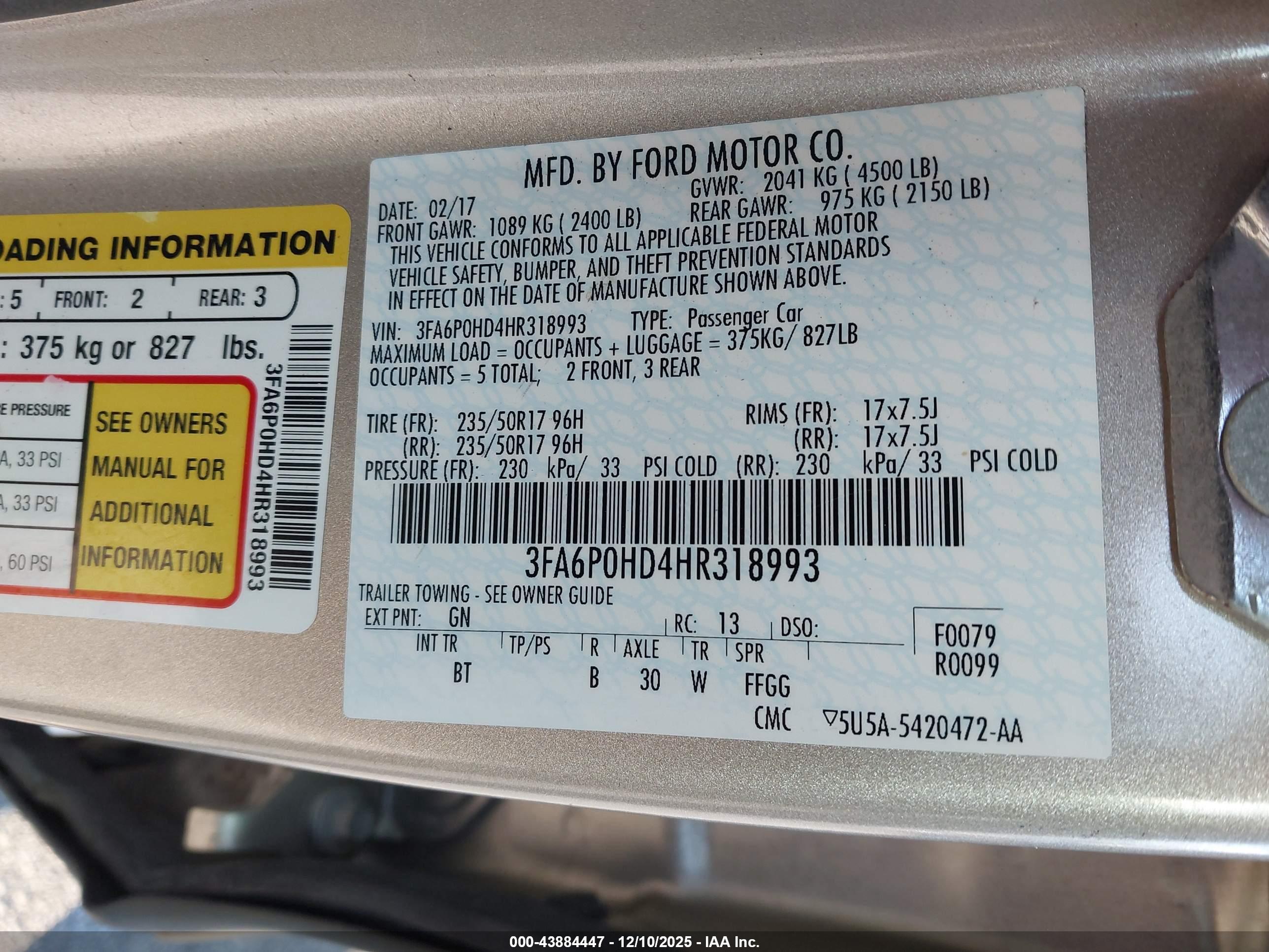 FORD FUSION image 9