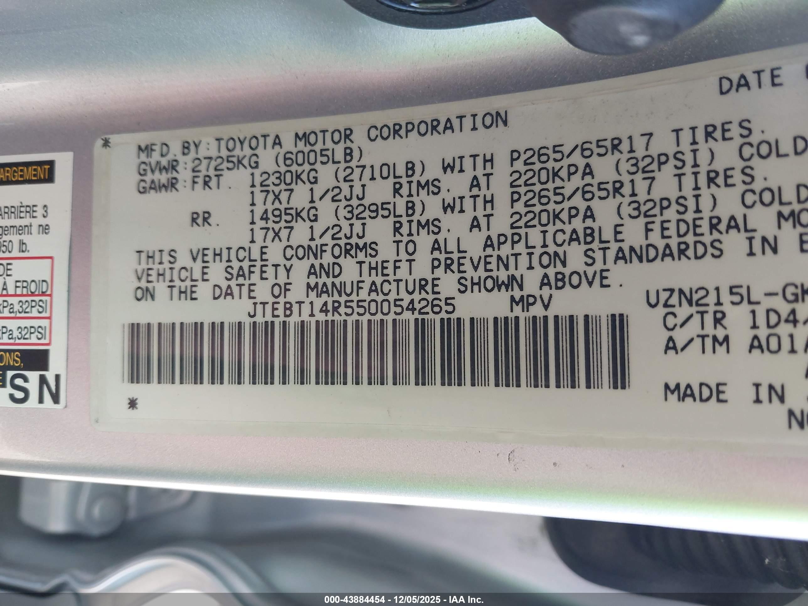 TOYOTA 4RUNNER image 9