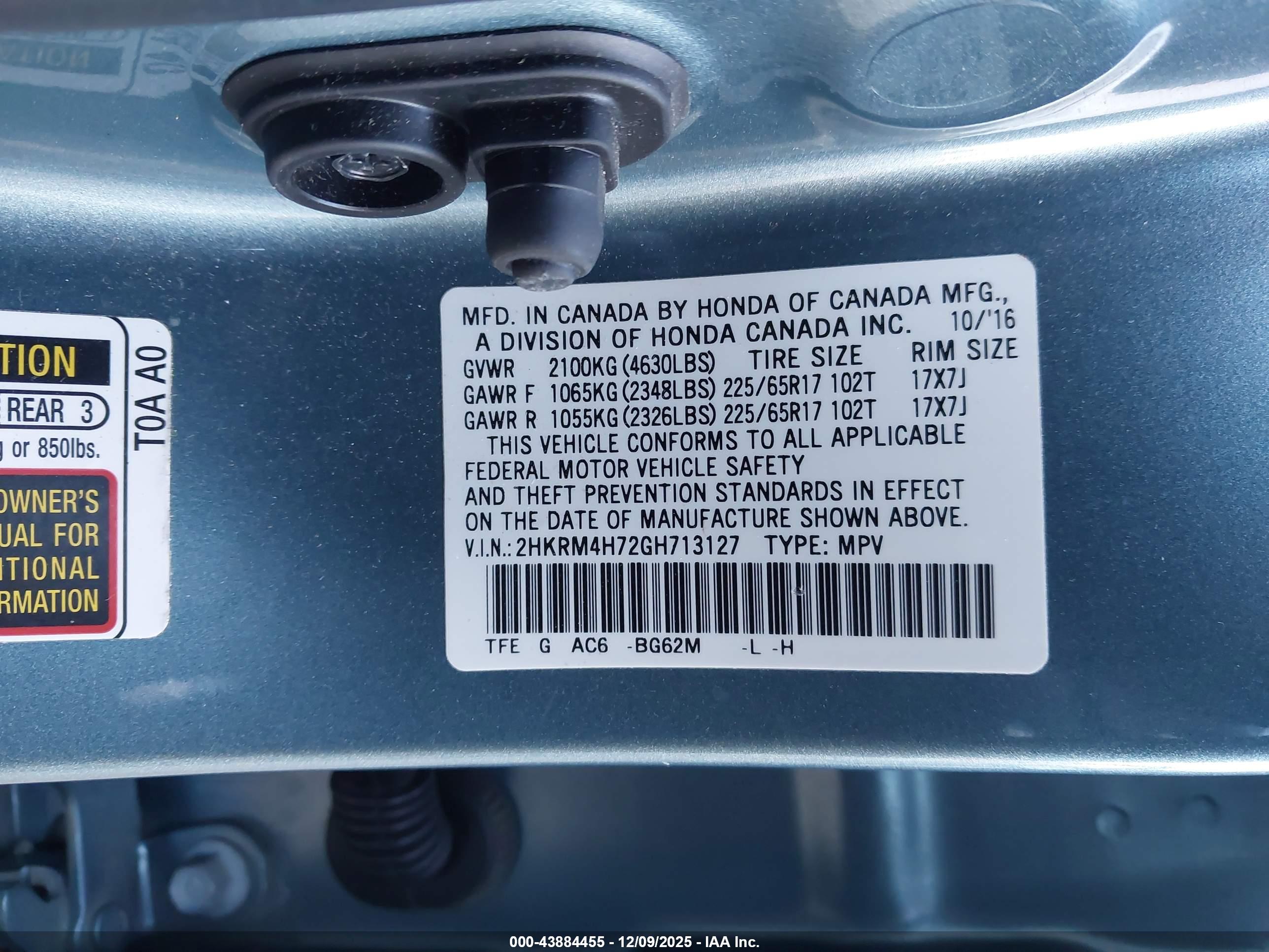 HONDA CR-V image 9