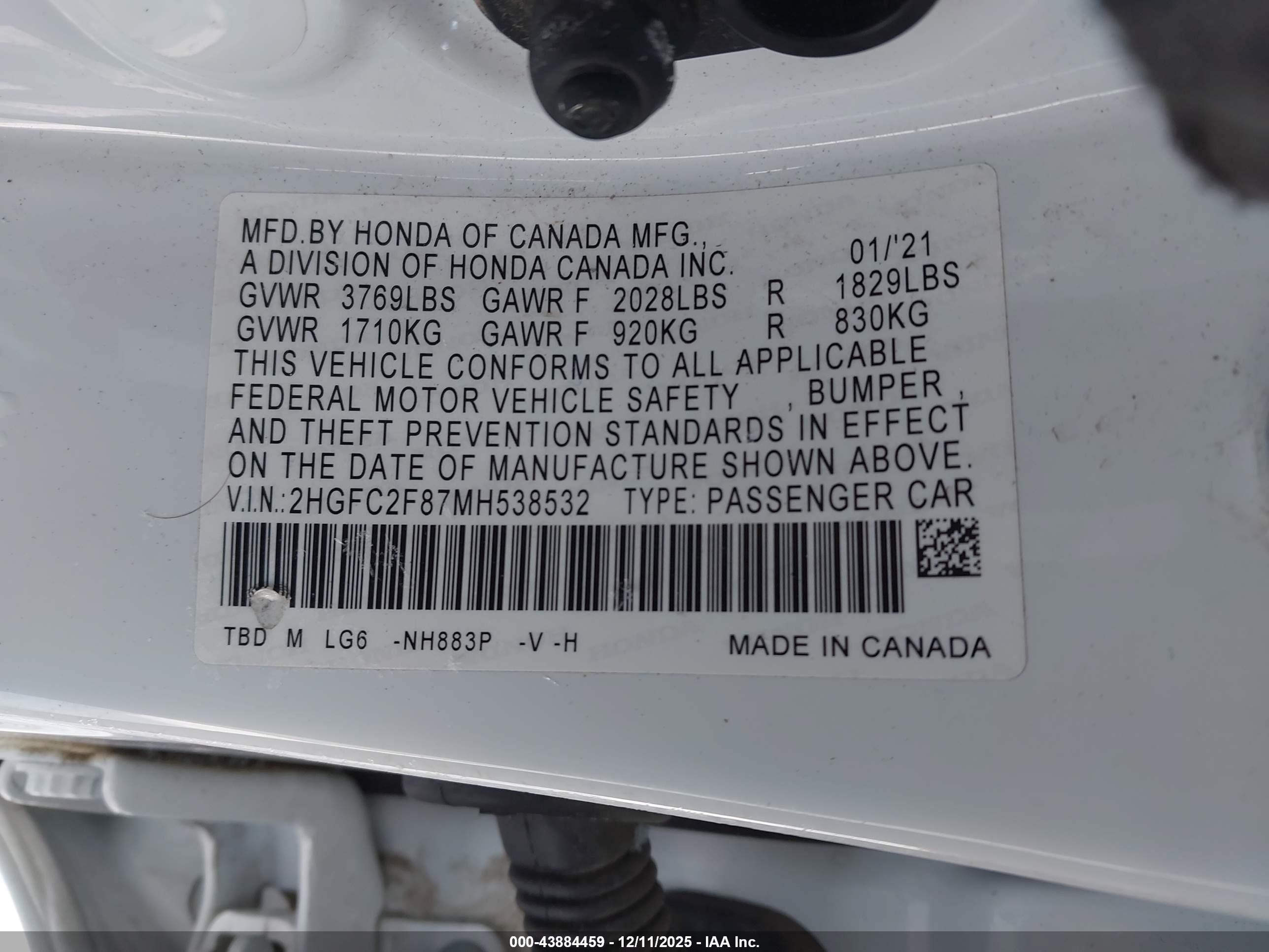 HONDA CIVIC image 9