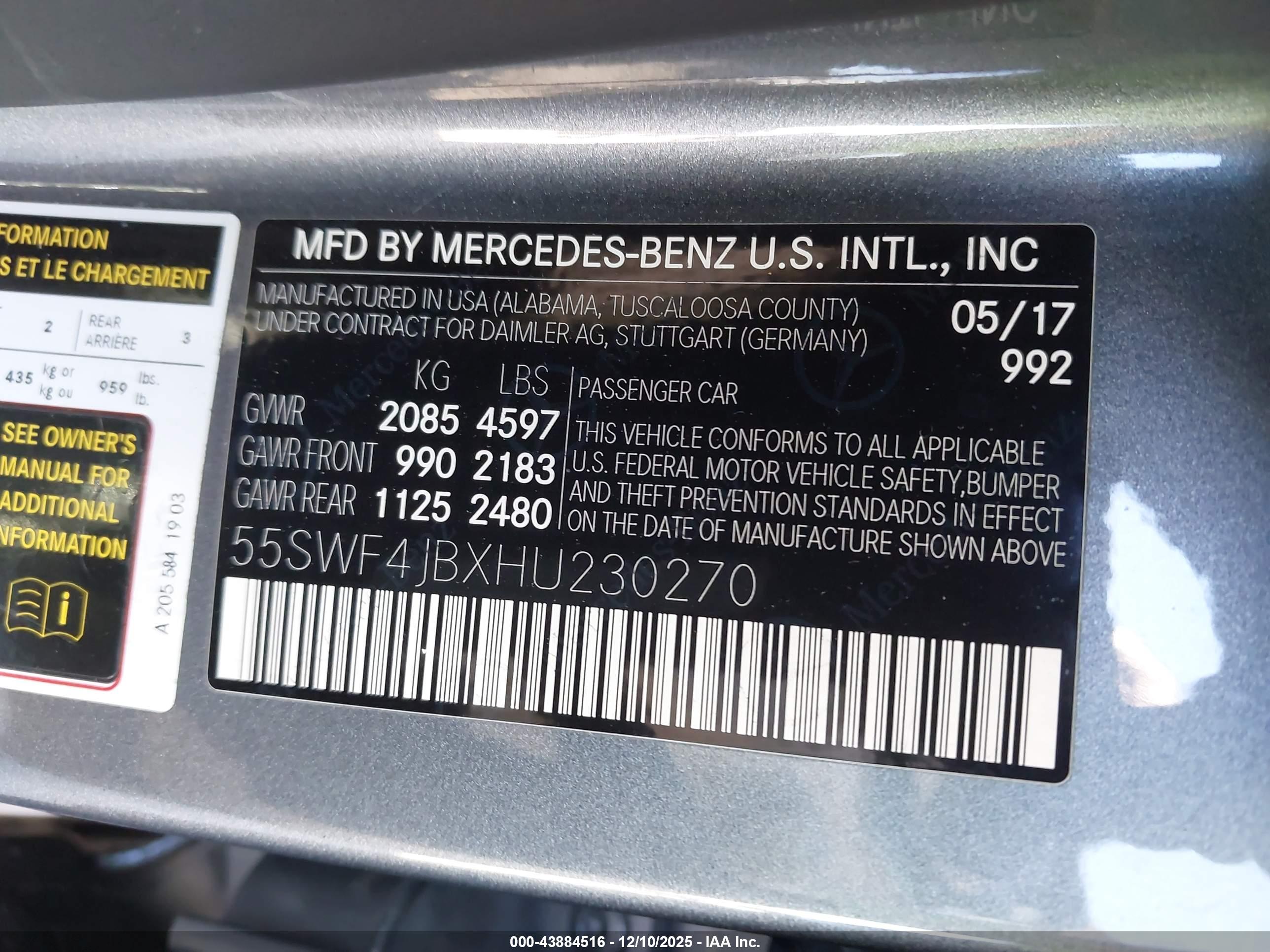 MERCEDES-BENZ C image 9