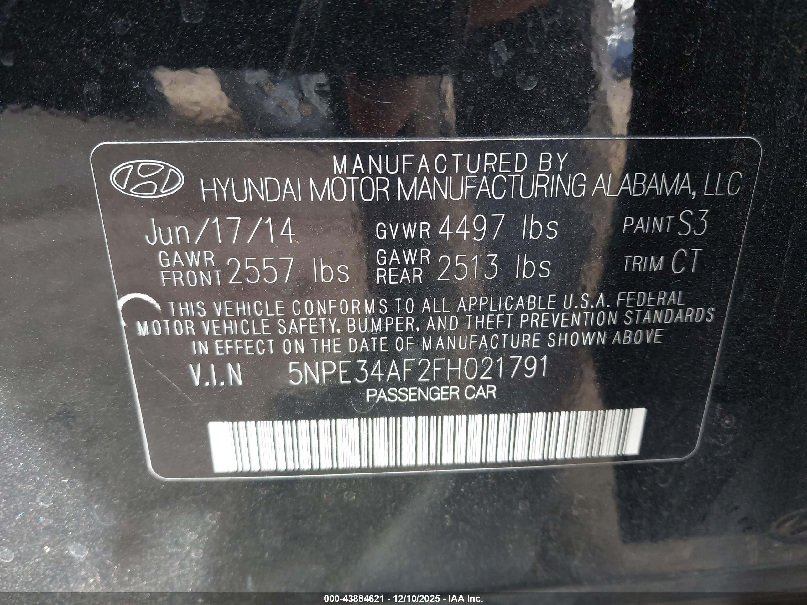 HYUNDAI SONATA image 9
