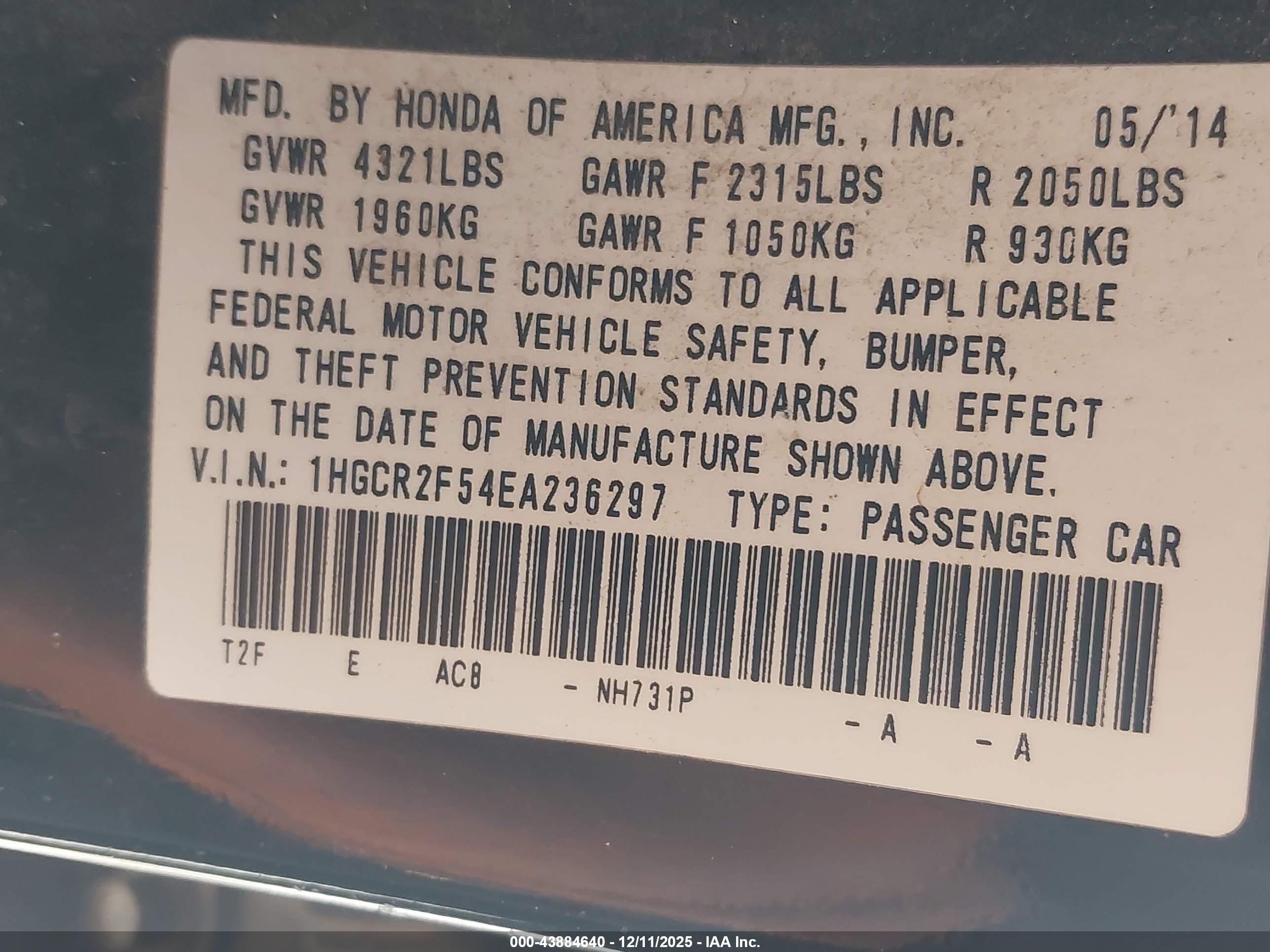 HONDA ACCORD image 9