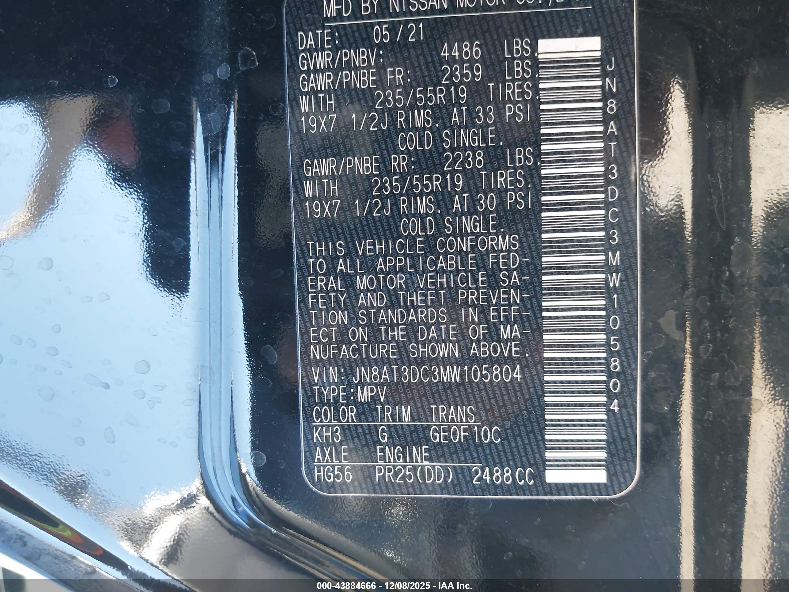 NISSAN ROGUE image 9
