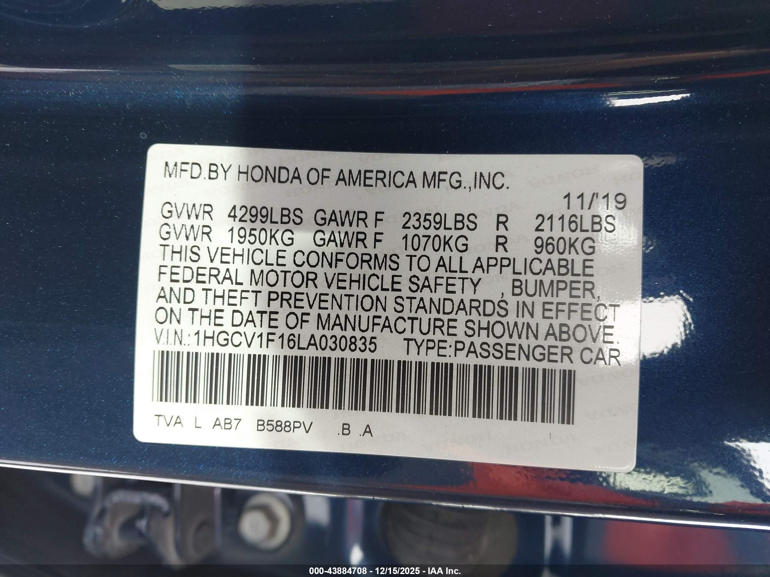 HONDA ACCORD image 9