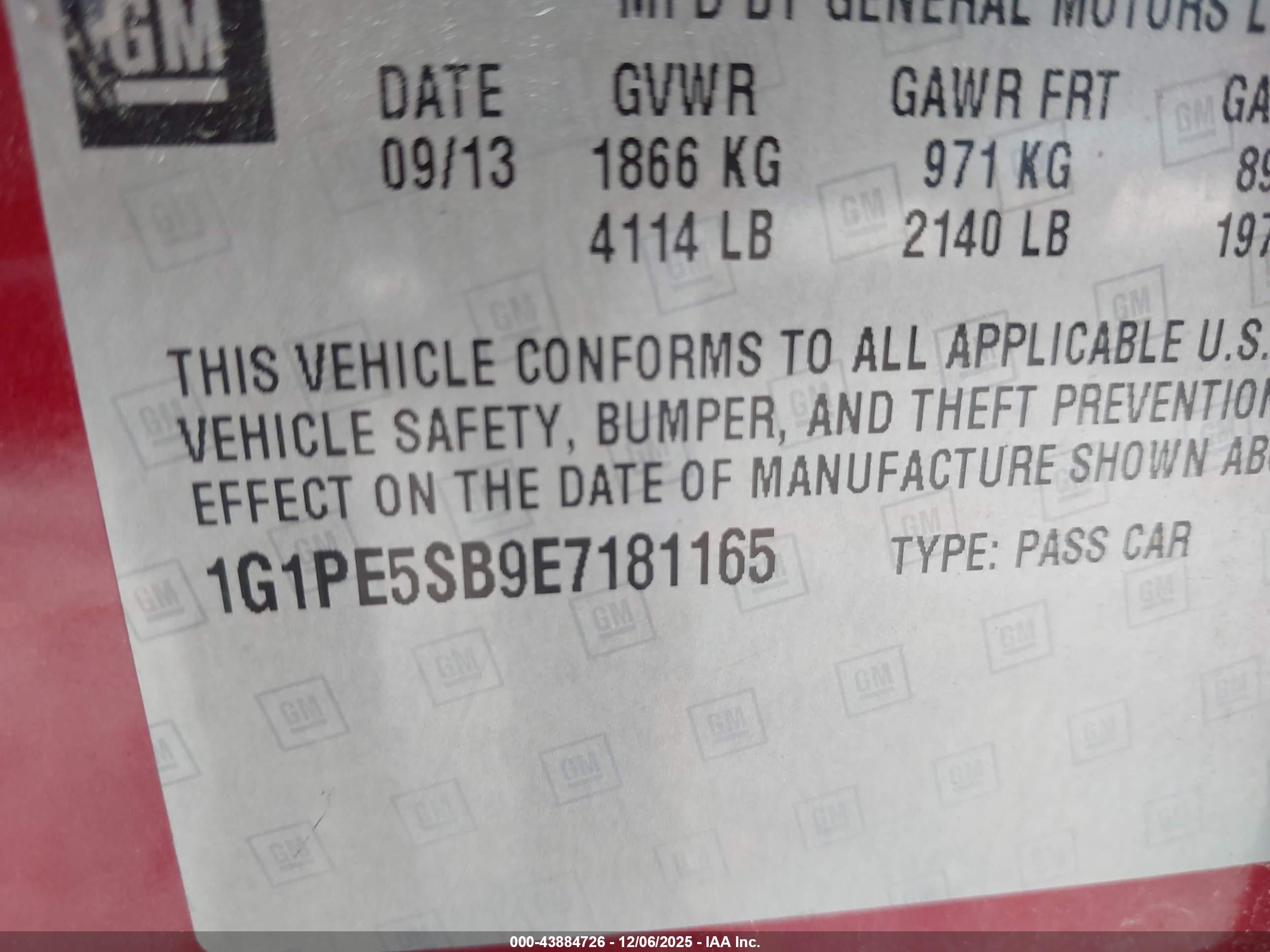 CHEVROLET CRUZE image 9