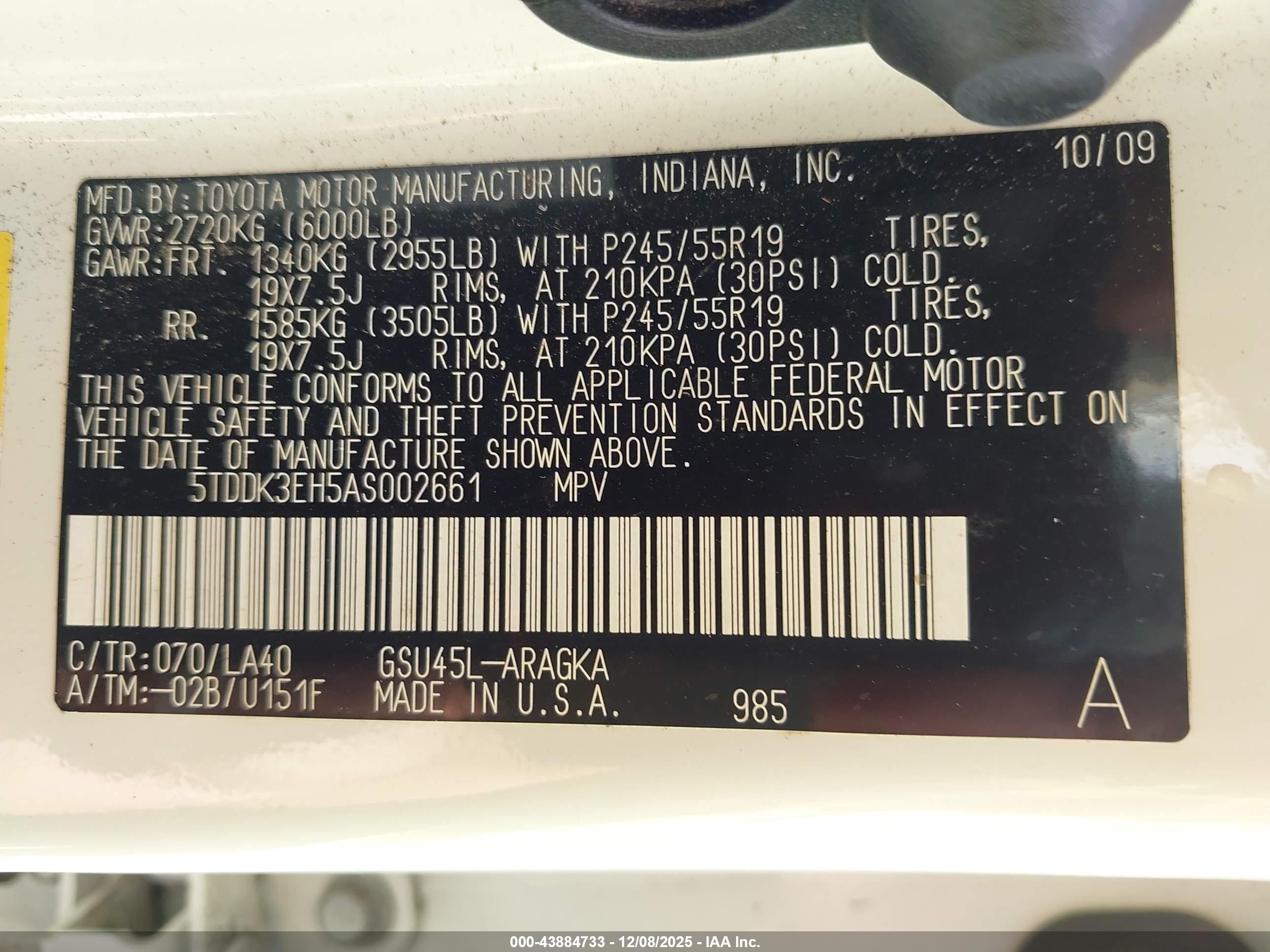 TOYOTA HIGHLANDER image 9