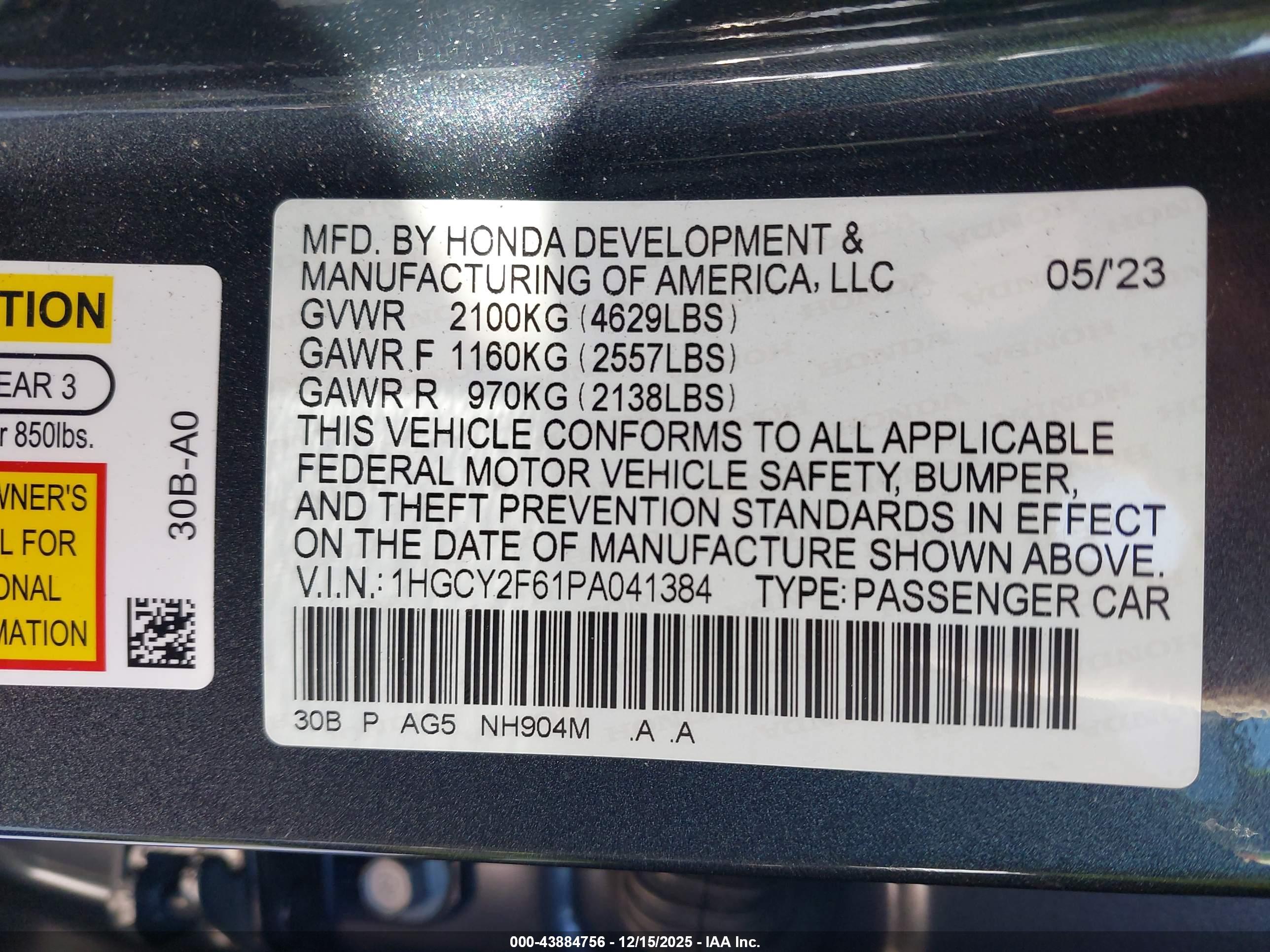 HONDA ACCORD image 9