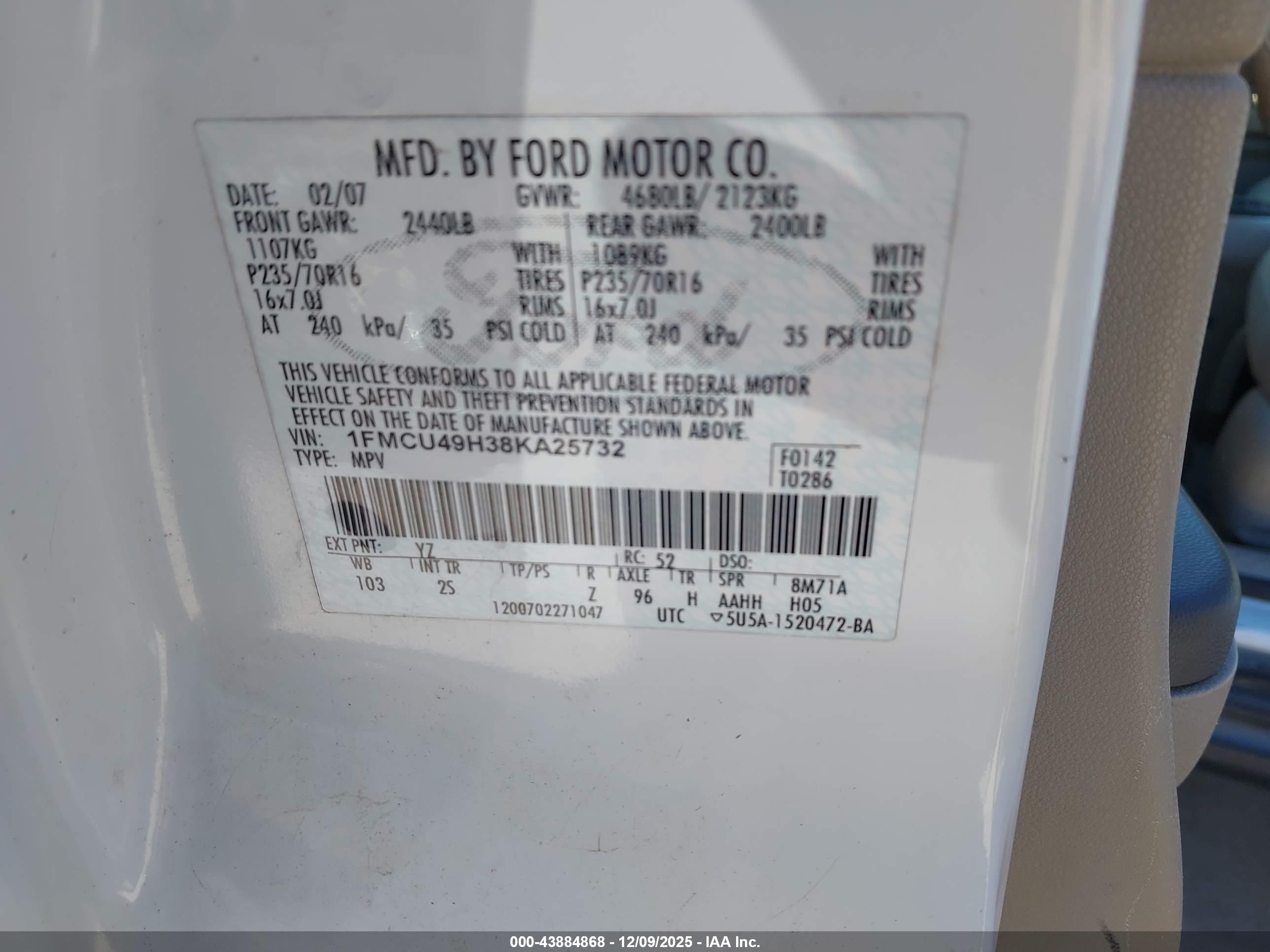 FORD ESCAPE image 9