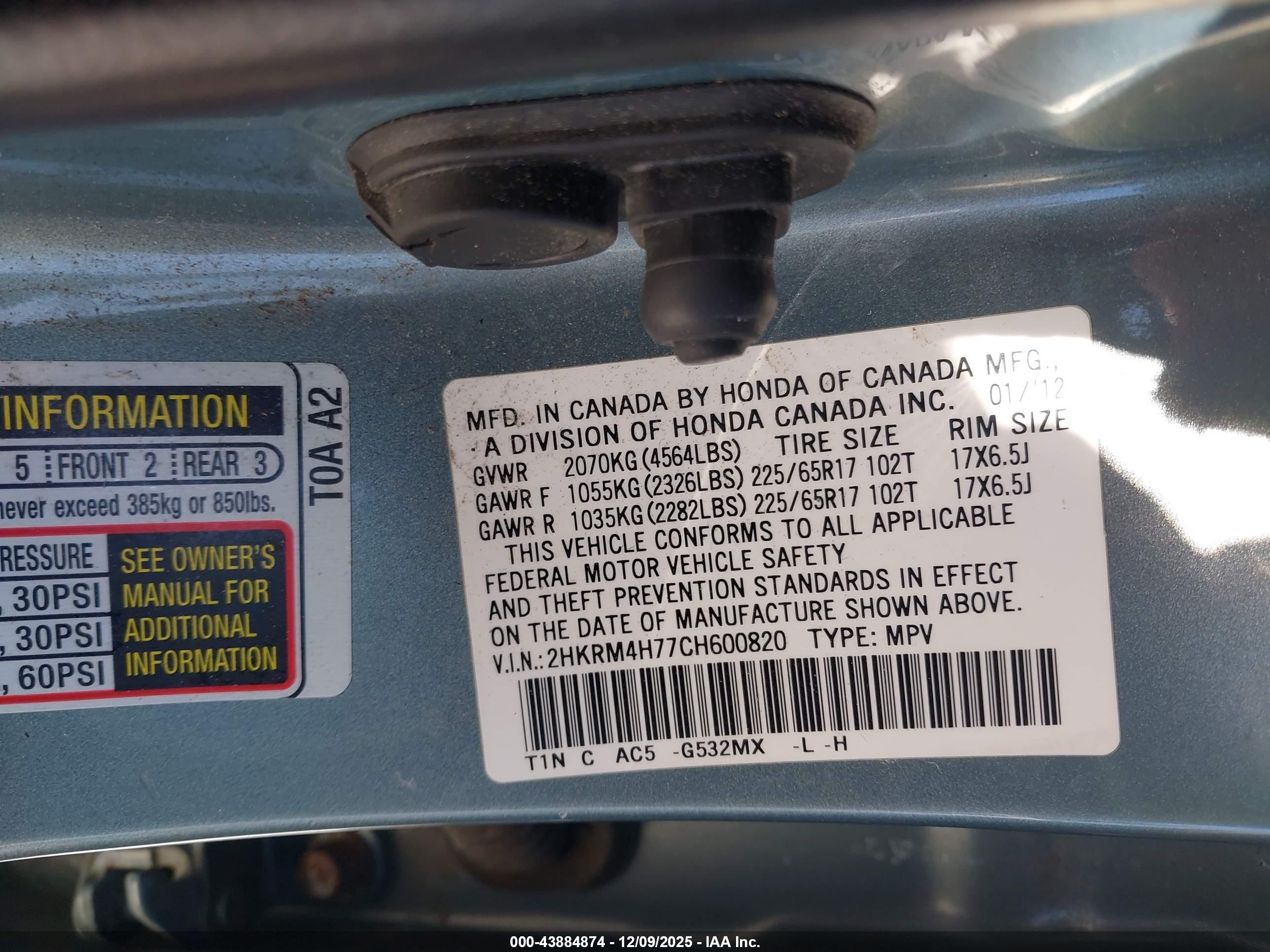 HONDA CR-V image 9