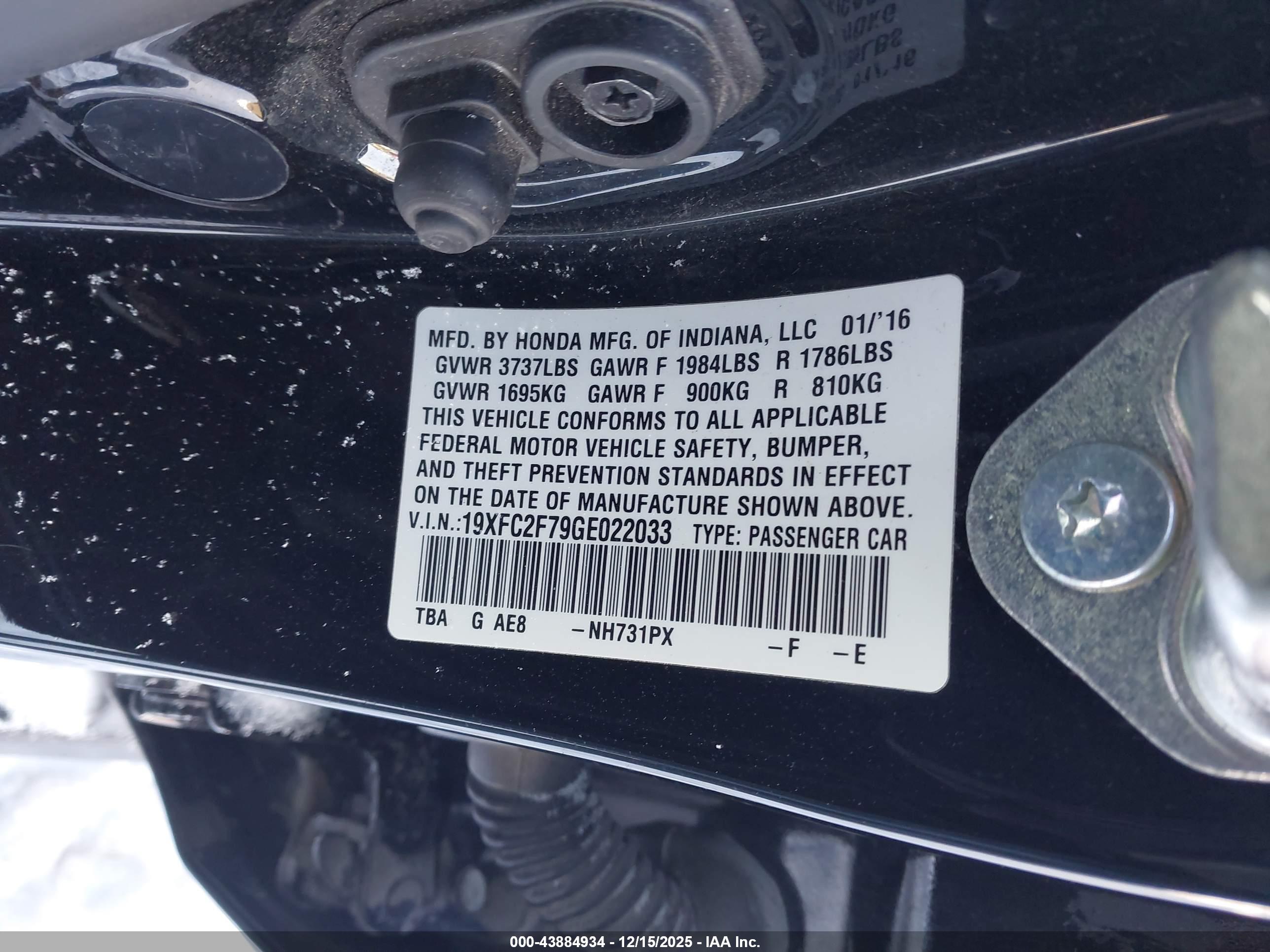 HONDA CIVIC image 9