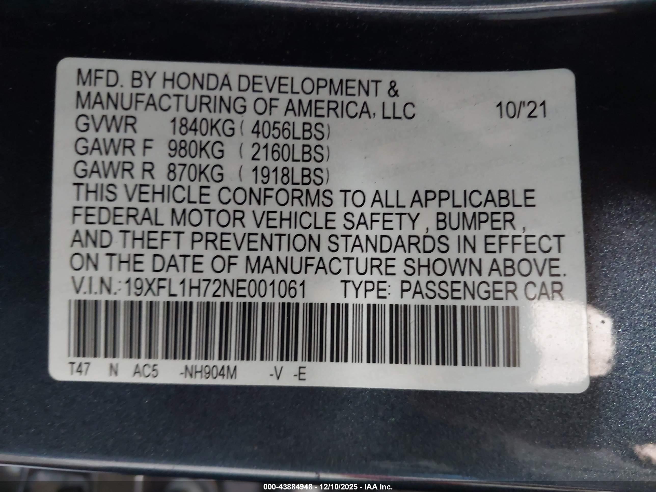 HONDA CIVIC image 9