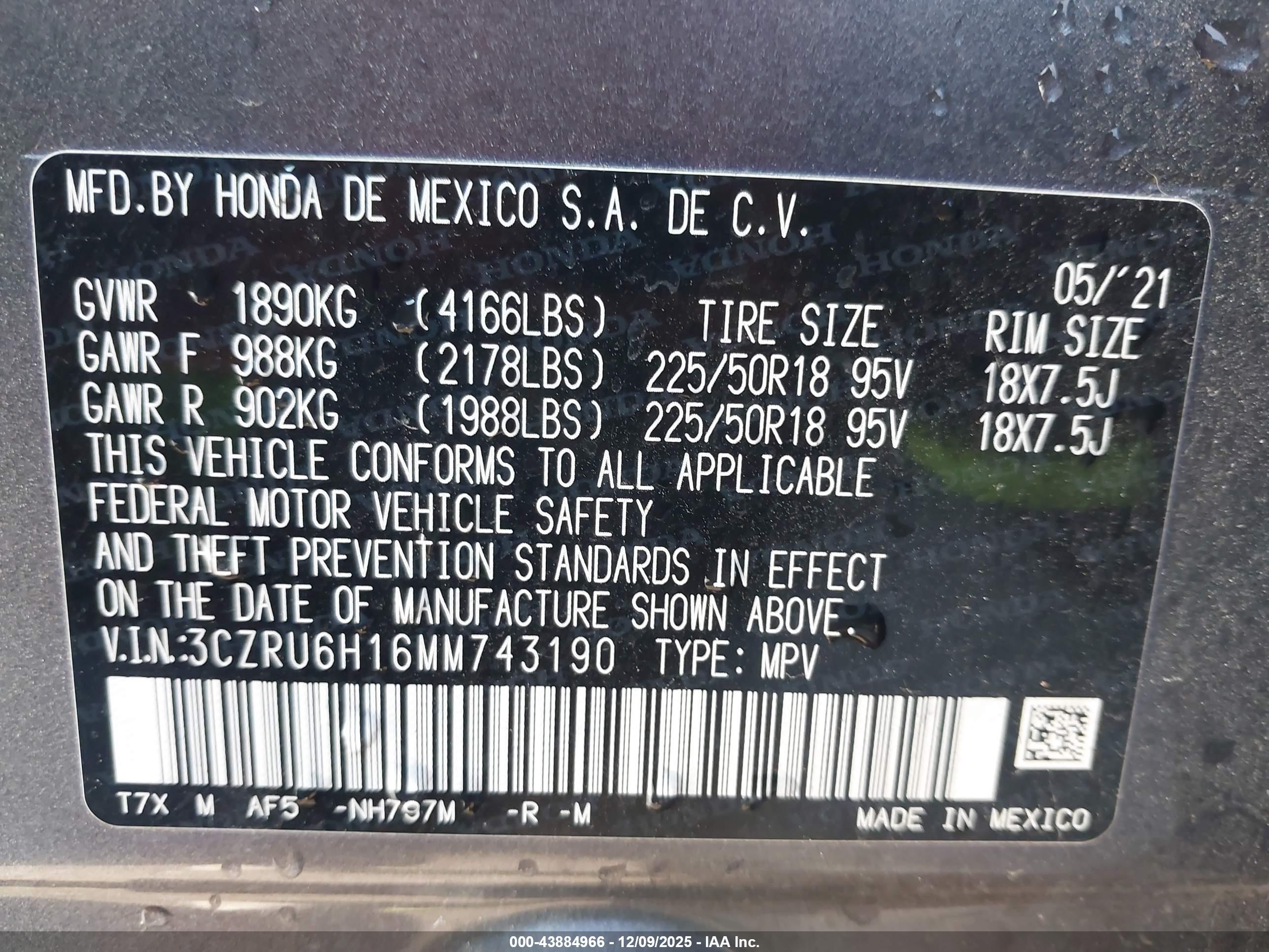 HONDA HR-V image 9