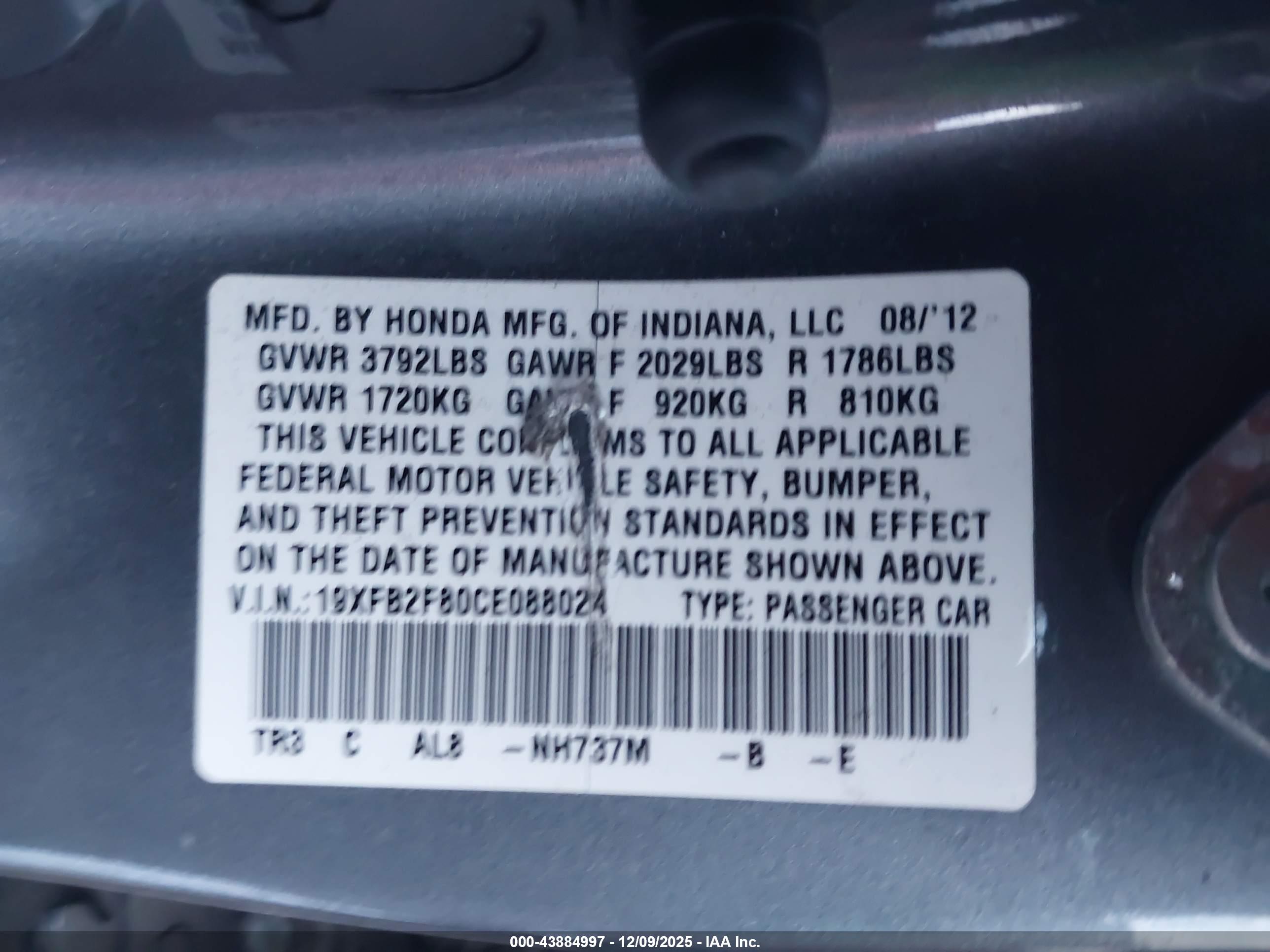HONDA CIVIC image 9