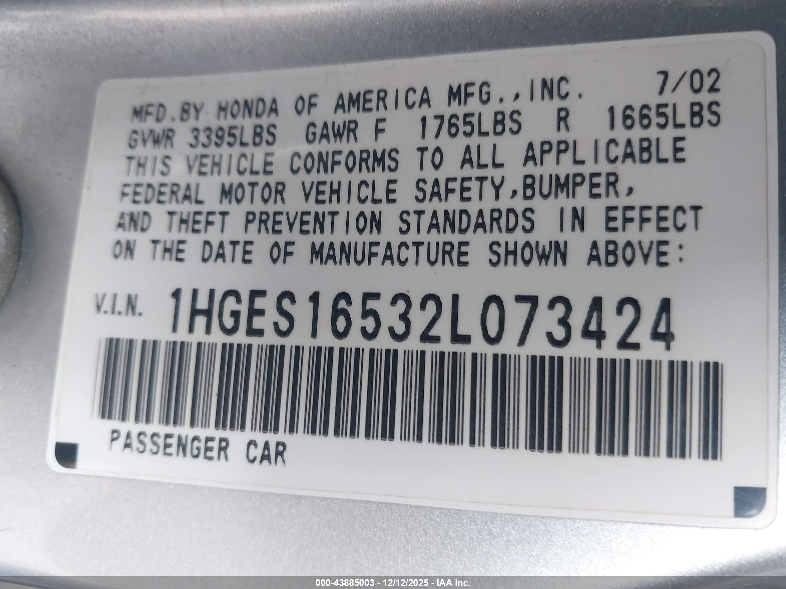 HONDA CIVIC image 9
