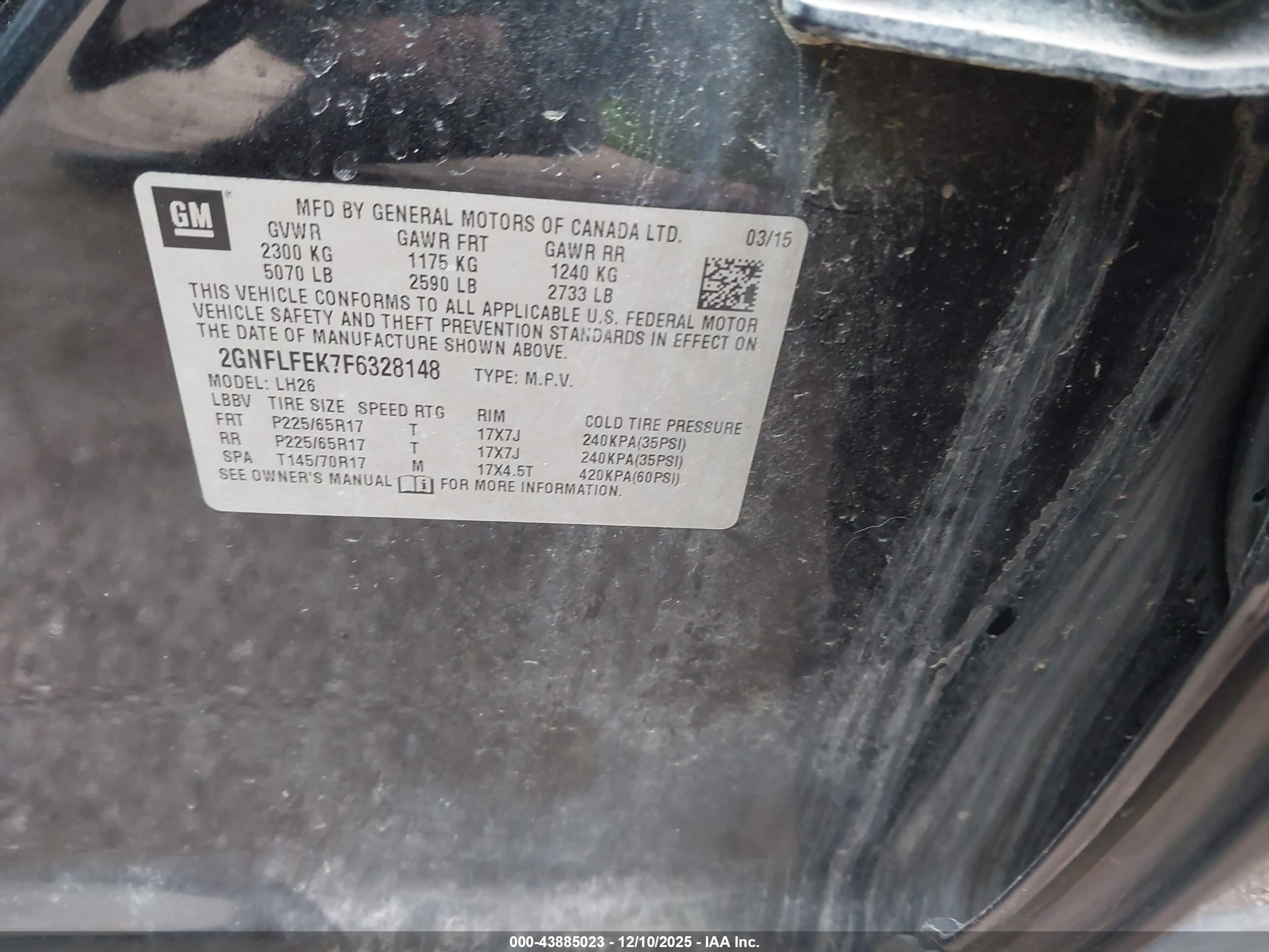 CHEVROLET EQUINOX image 9