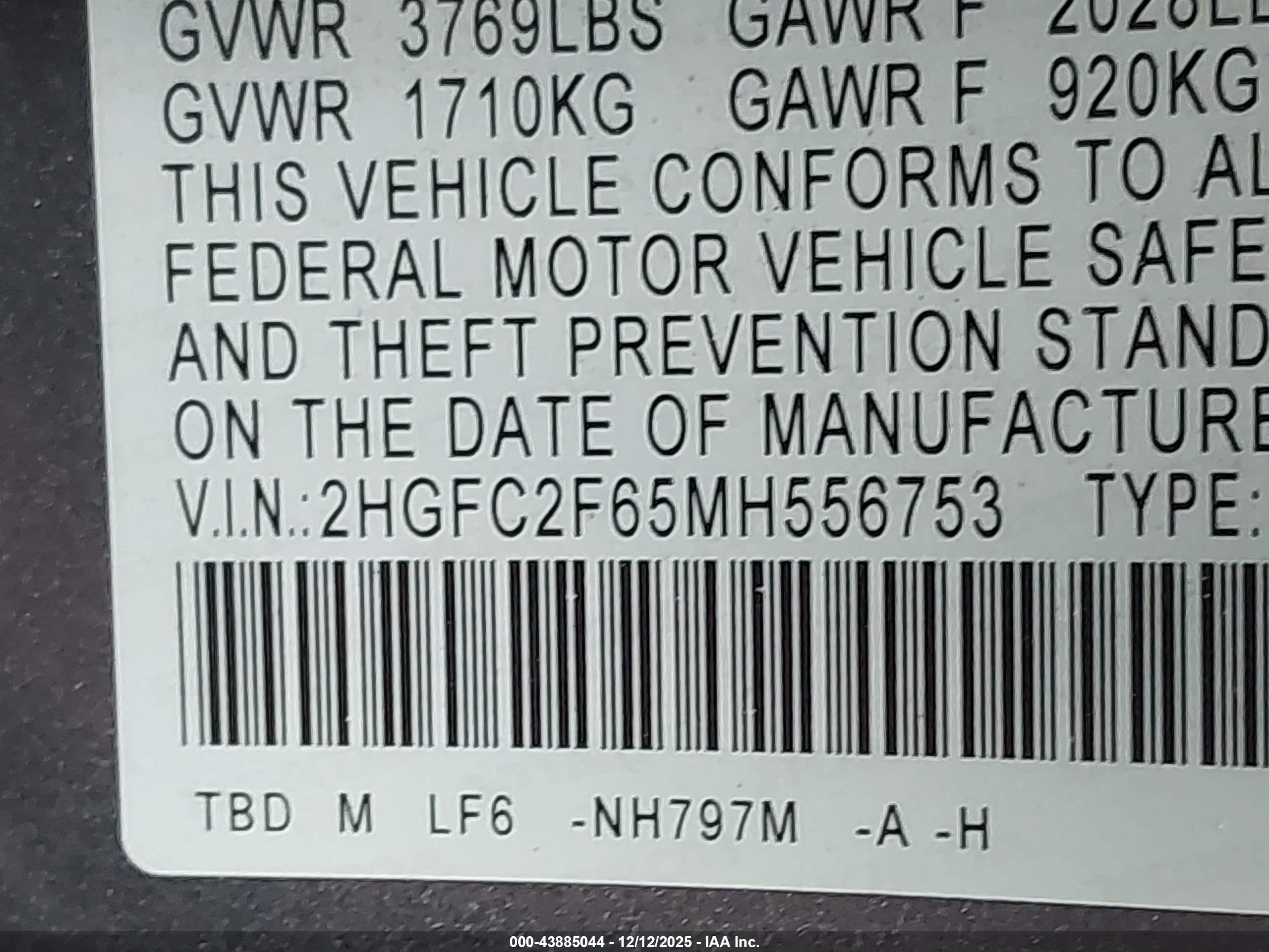 HONDA CIVIC image 9