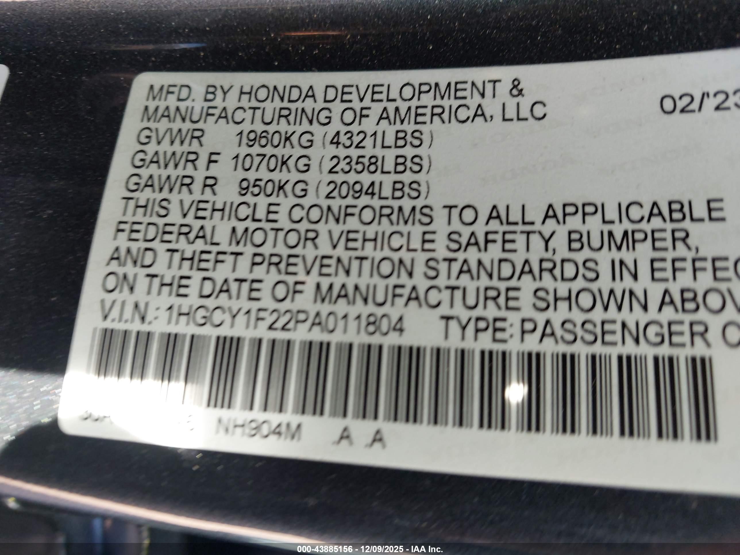HONDA ACCORD image 9