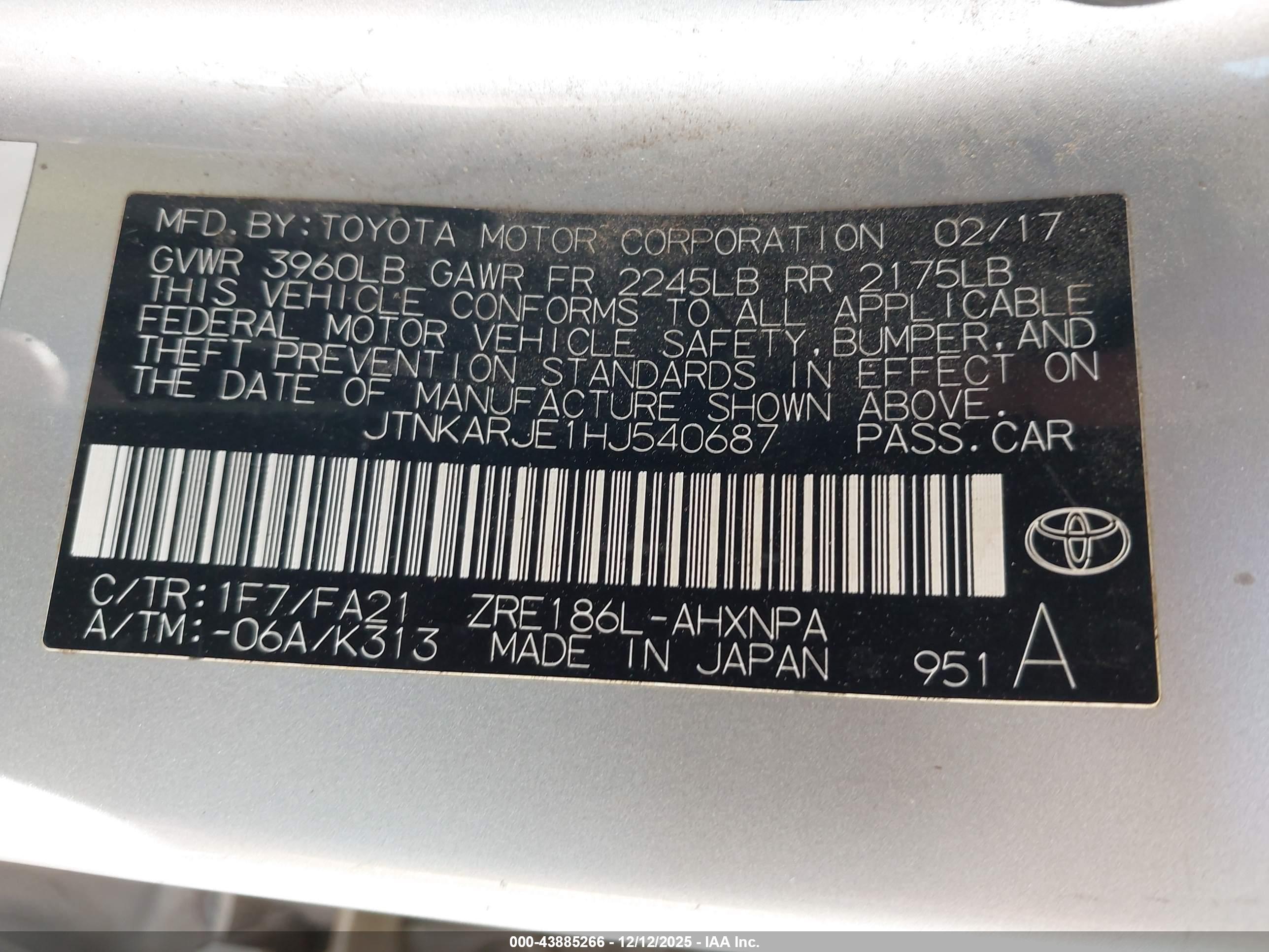 TOYOTA COROLLA image 9