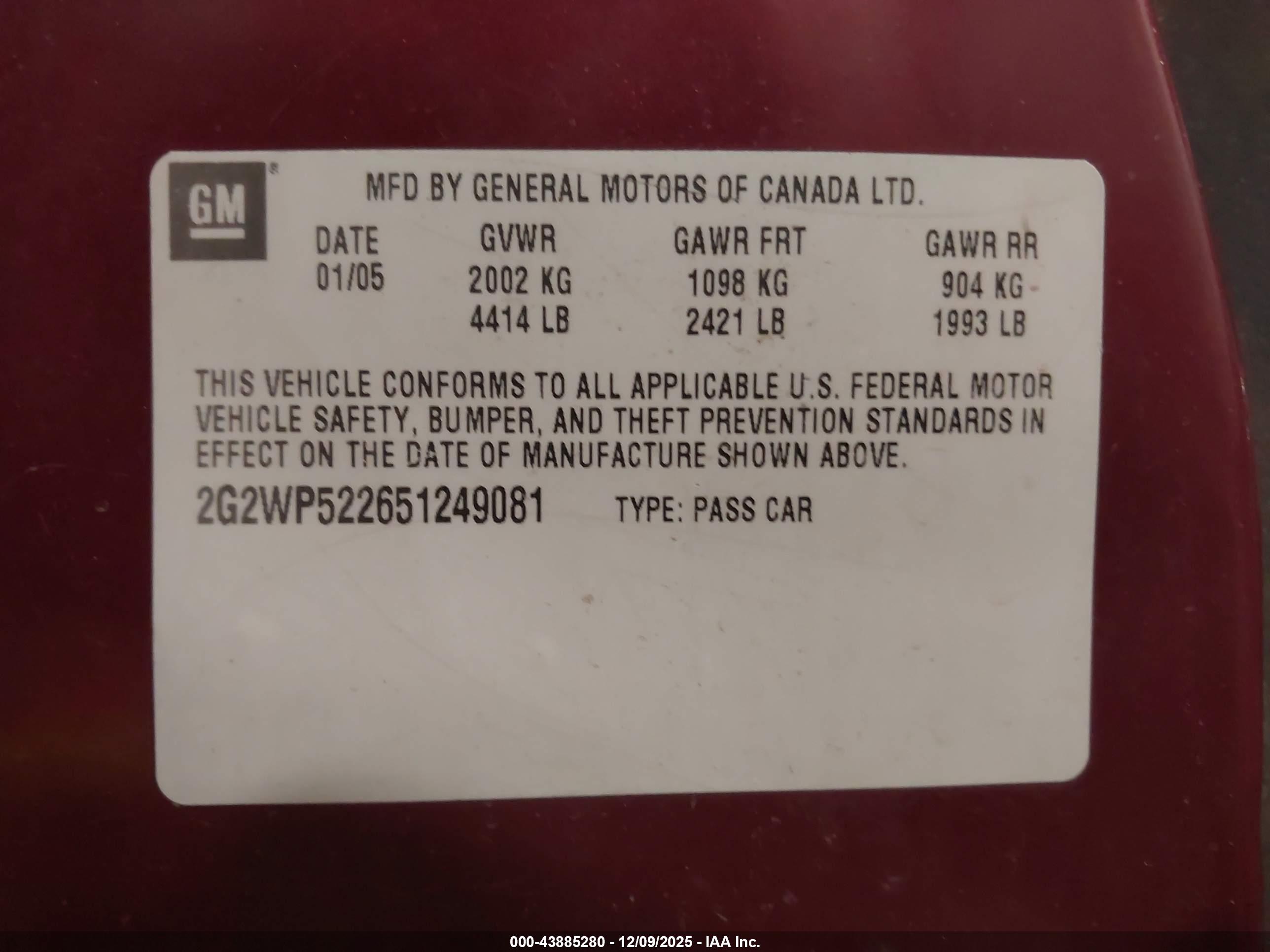 PONTIAC GRAND image 9