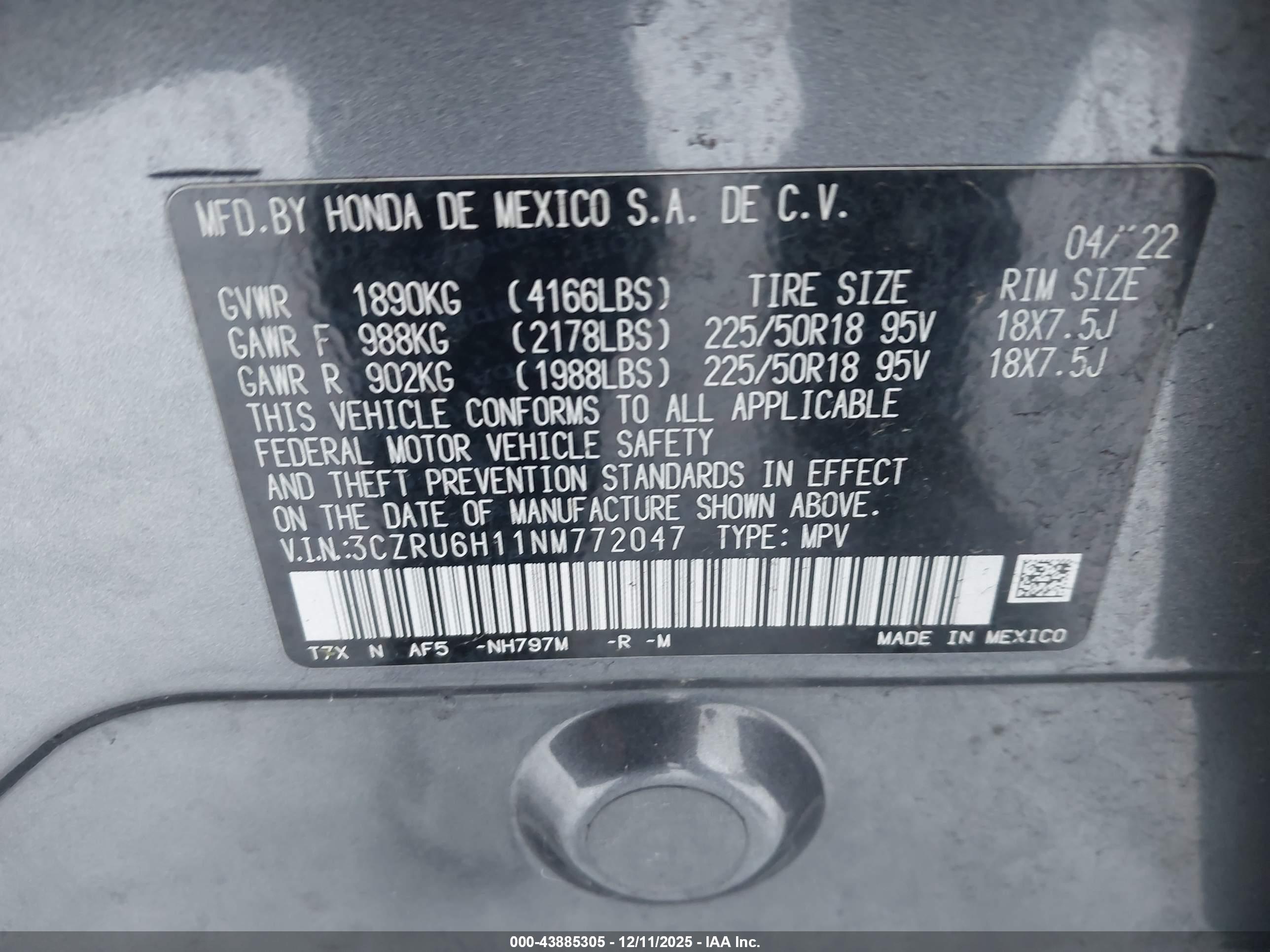 HONDA HR-V image 9