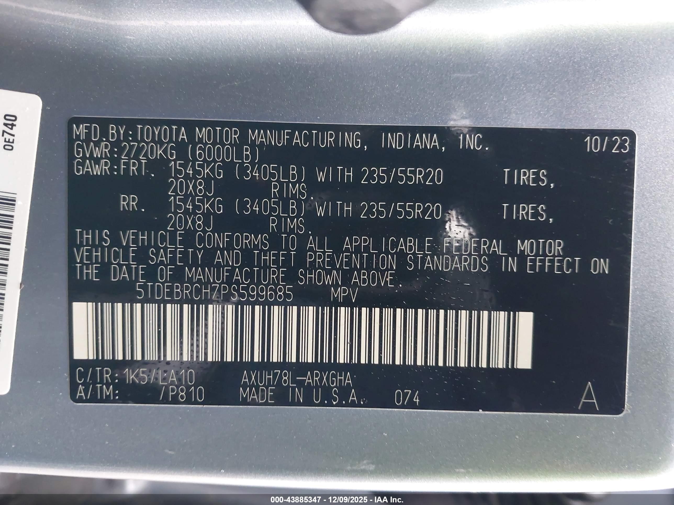 TOYOTA HIGHLANDER image 9