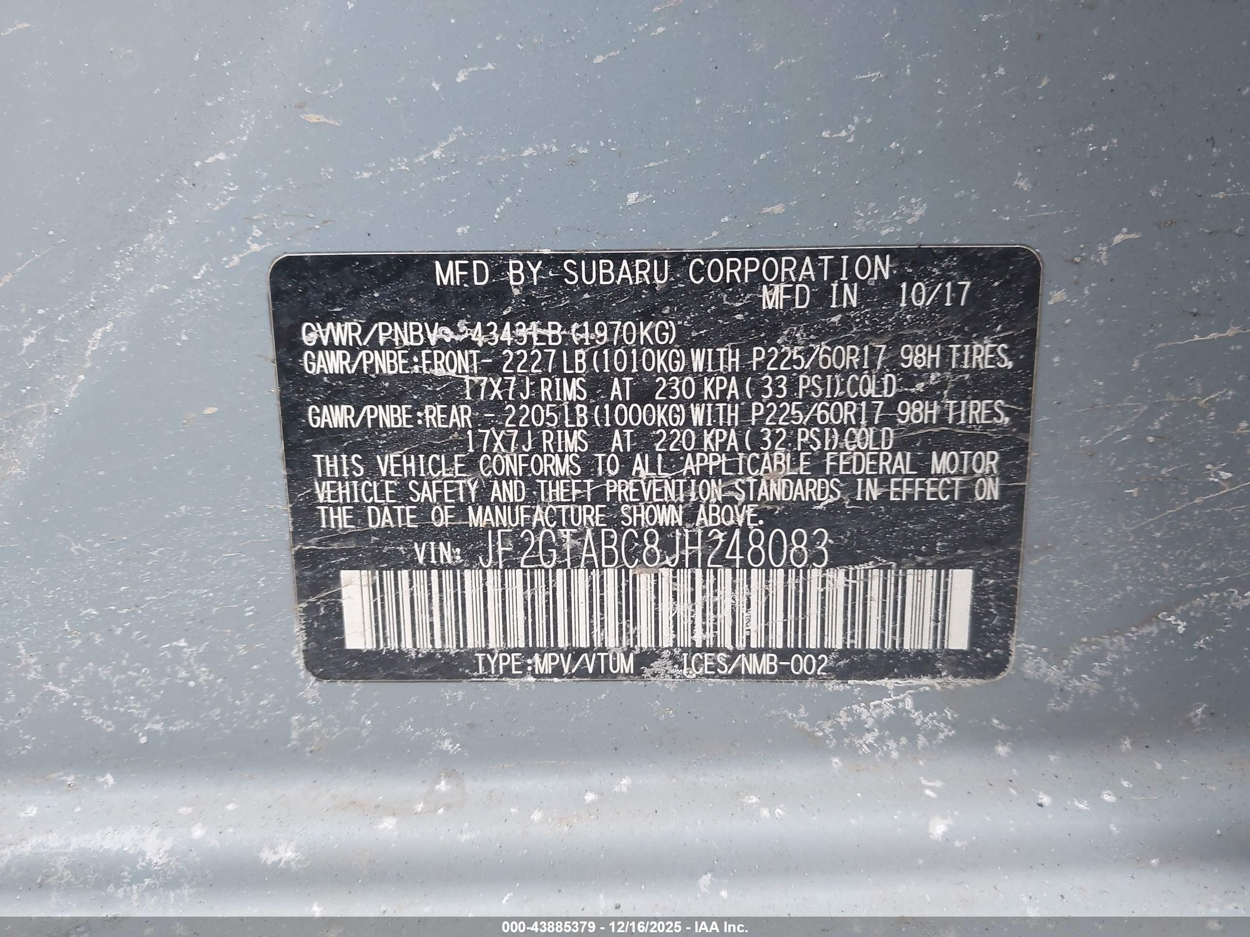 SUBARU CROSSTREK image 9