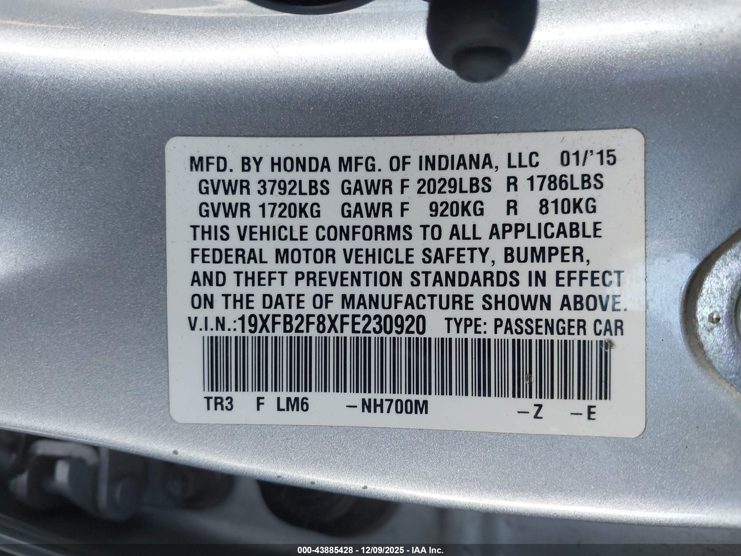 HONDA CIVIC image 9