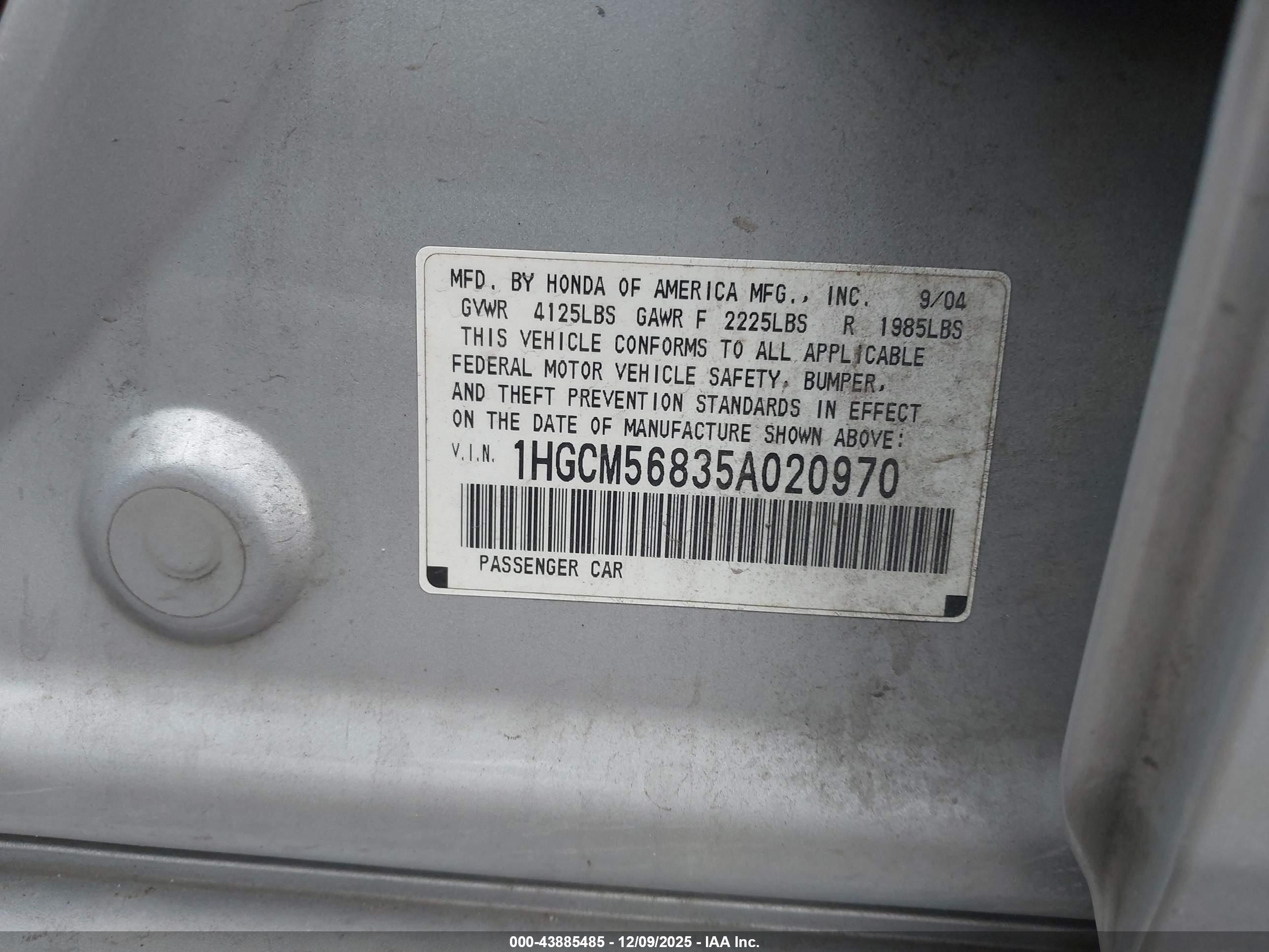 HONDA ACCORD image 9