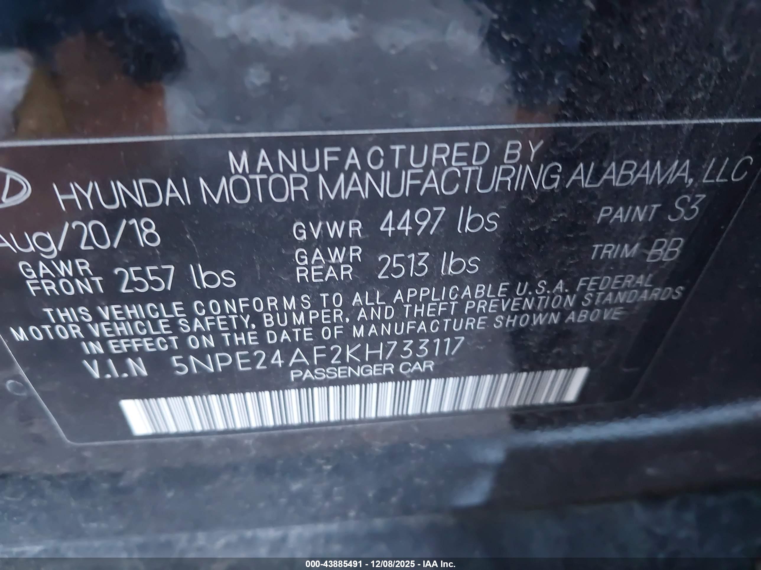 HYUNDAI SONATA image 9